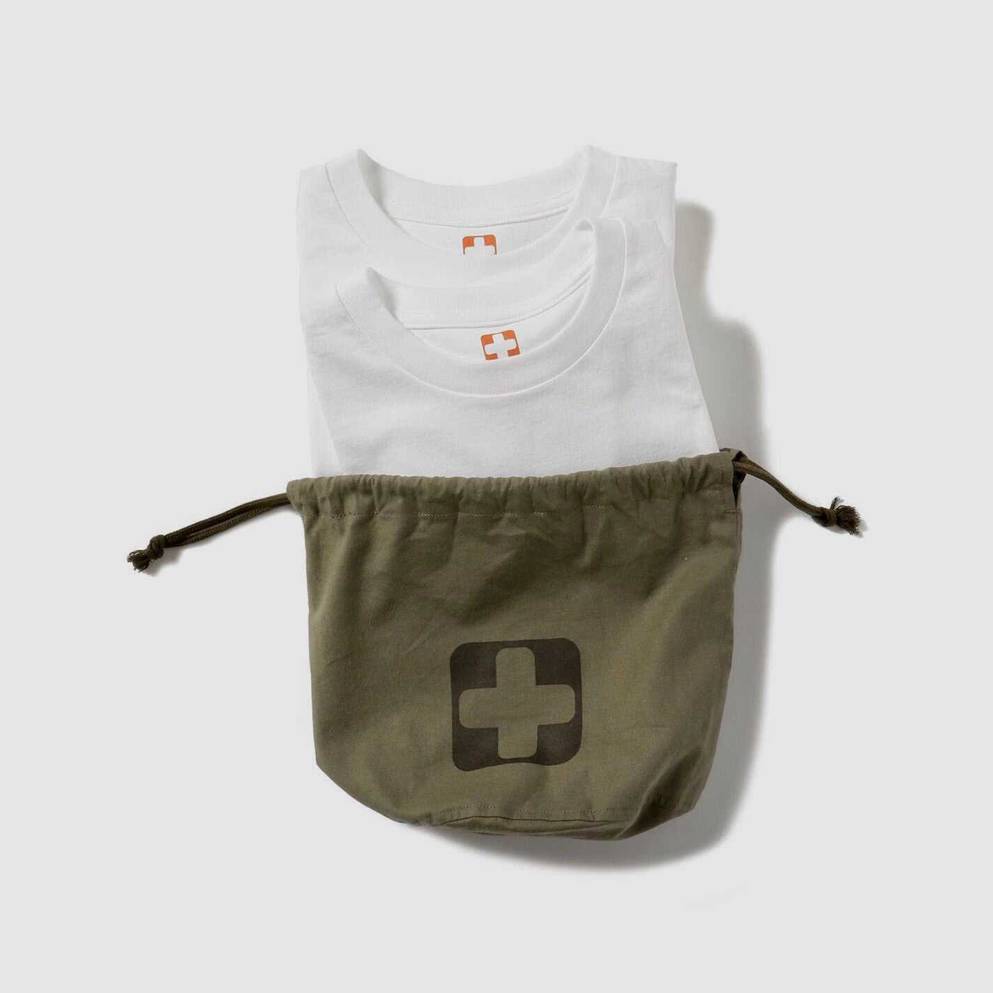 2 Pack Pocket Tee White