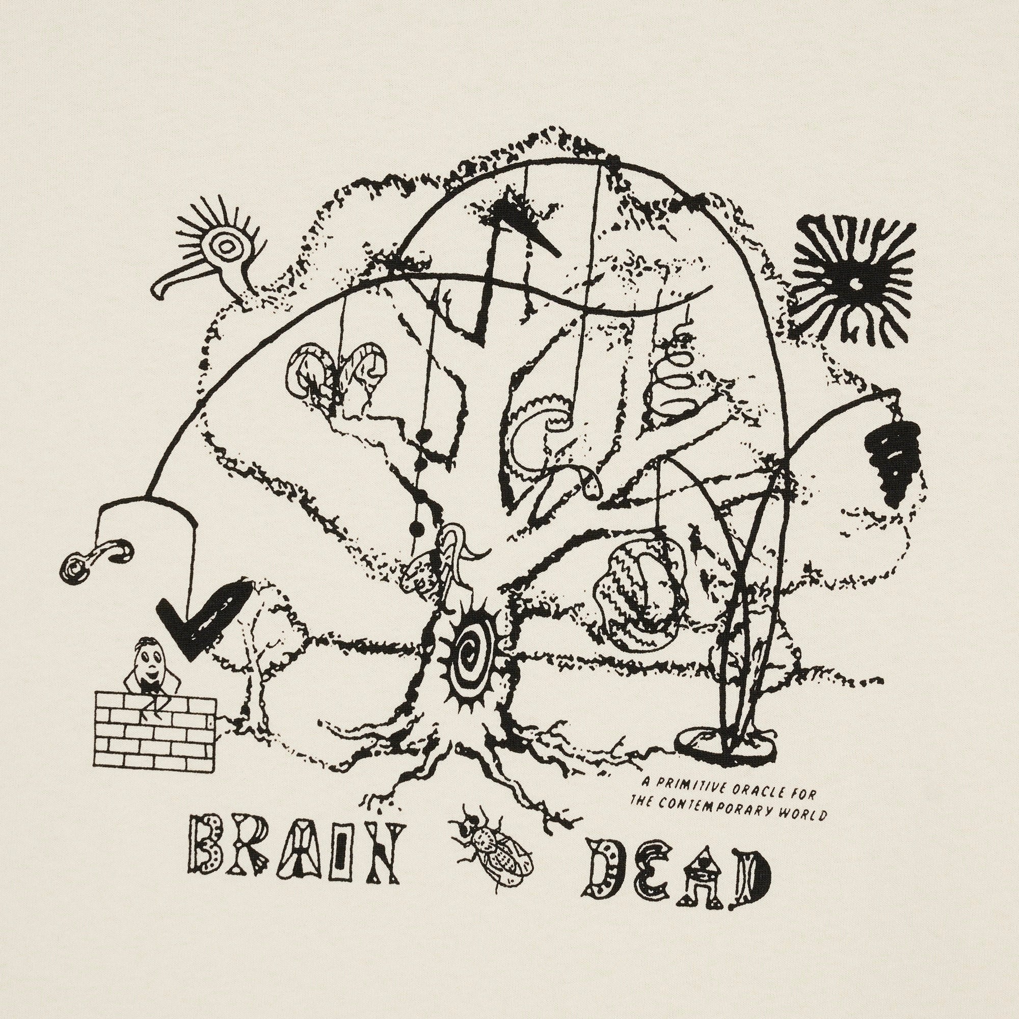 Brain Dead | Oracle T-Shirt Natural | Maplestore