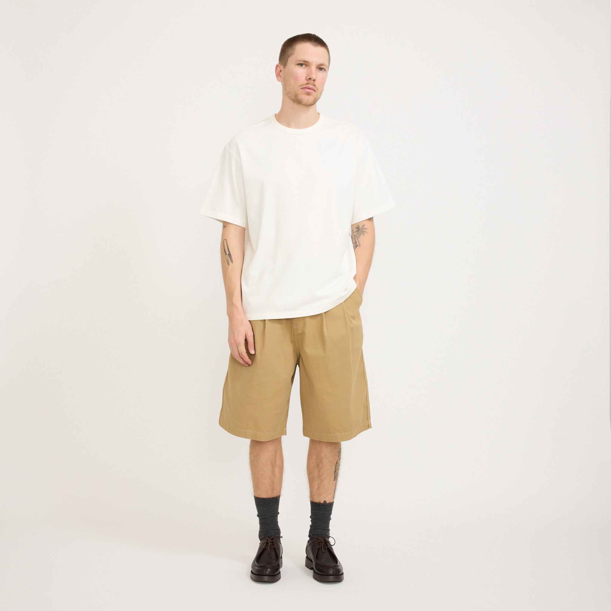 Eastlogue | Loose Fit T-Shirt Off White | Maplestore