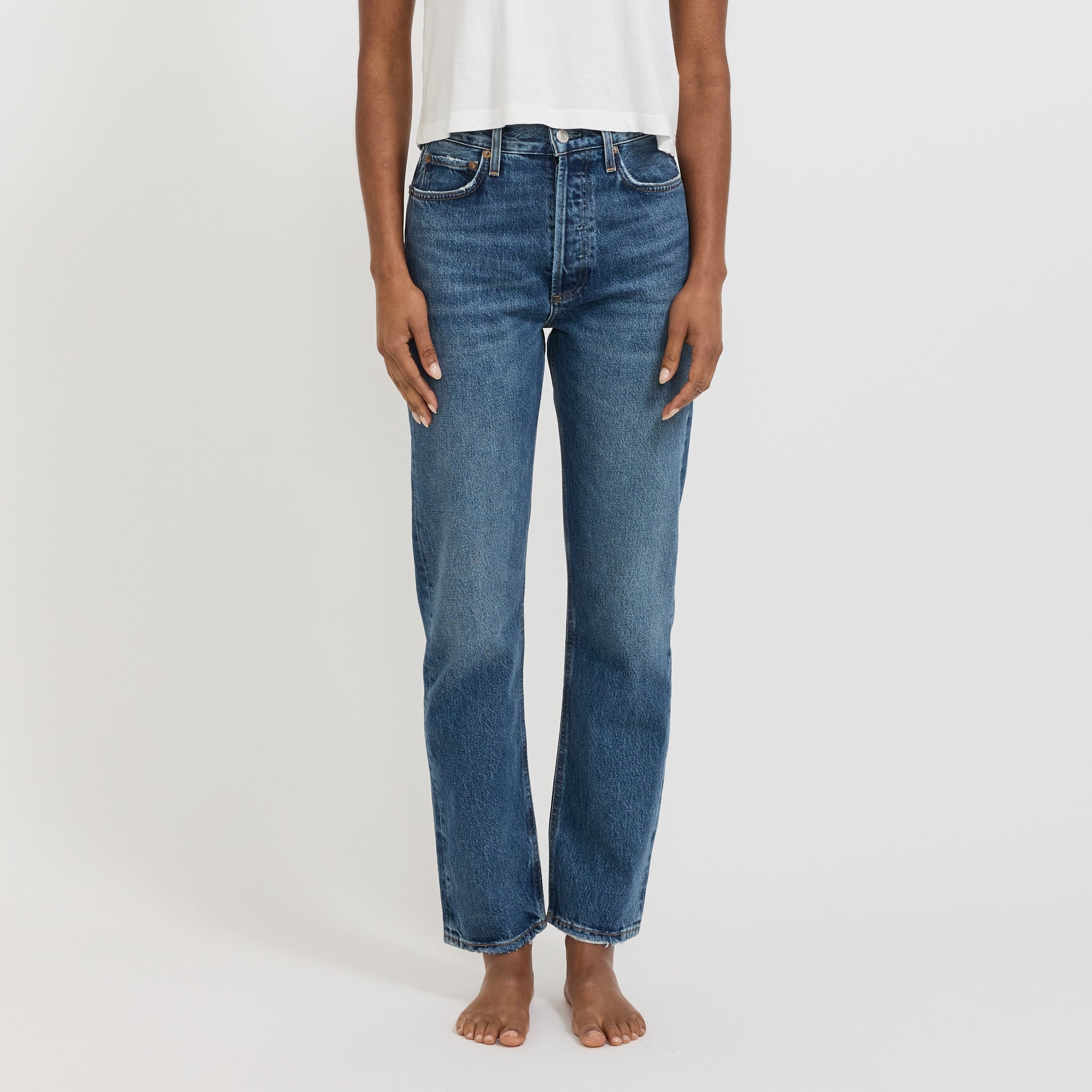 Agolde | 90's Pinch Waist High Rise Straight Range | Maplestore