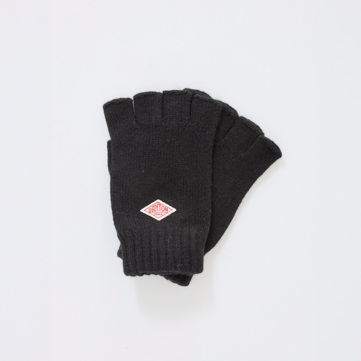 Fingerless Knit Gloves Black