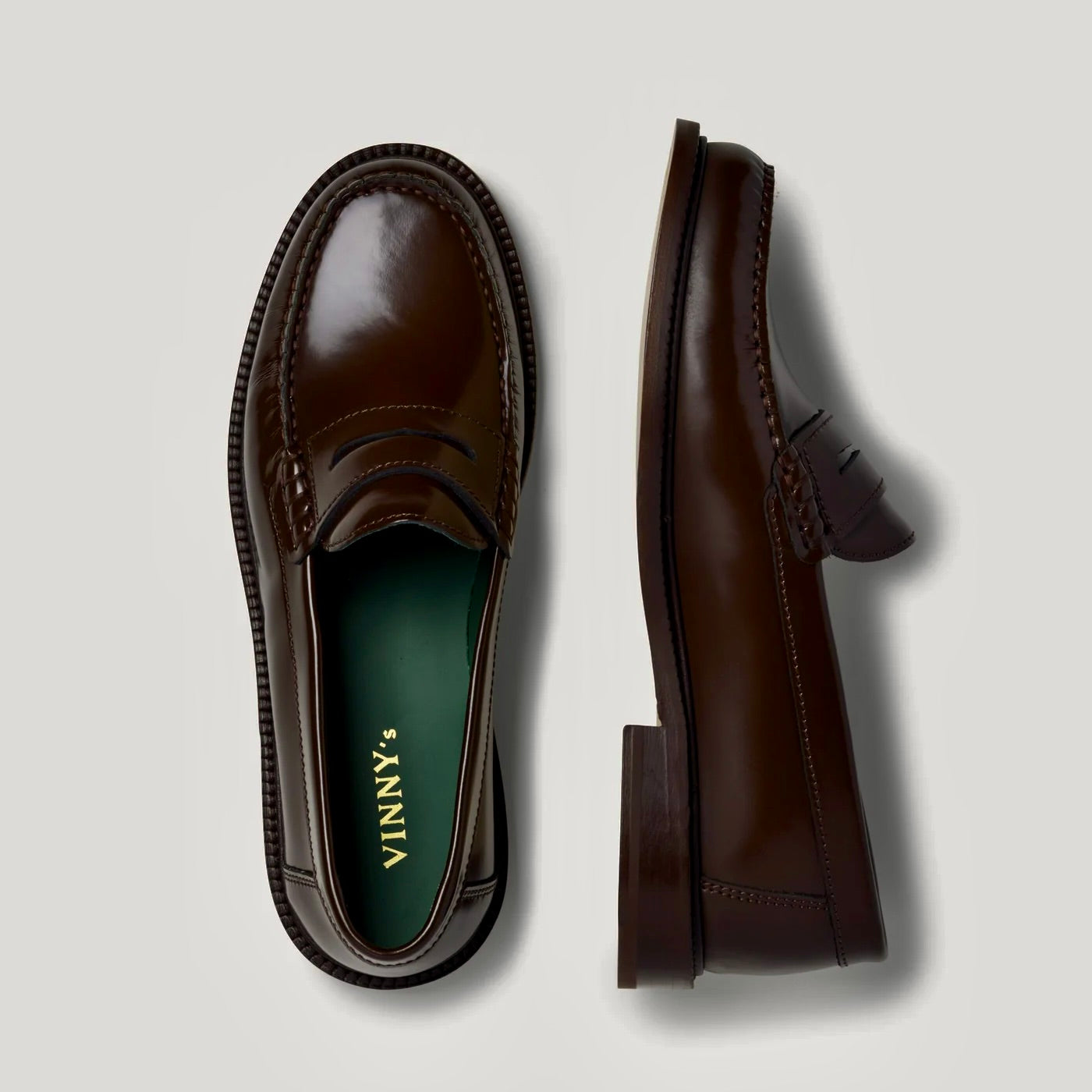 Yardee Mocassin Loafer Brown Polido Leather