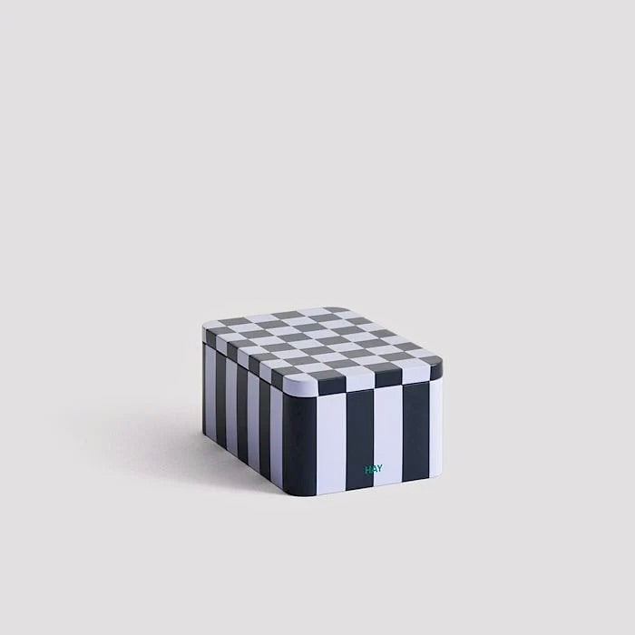 HAY | Tin Container Small Dark Blue/Lavender | Maplestore