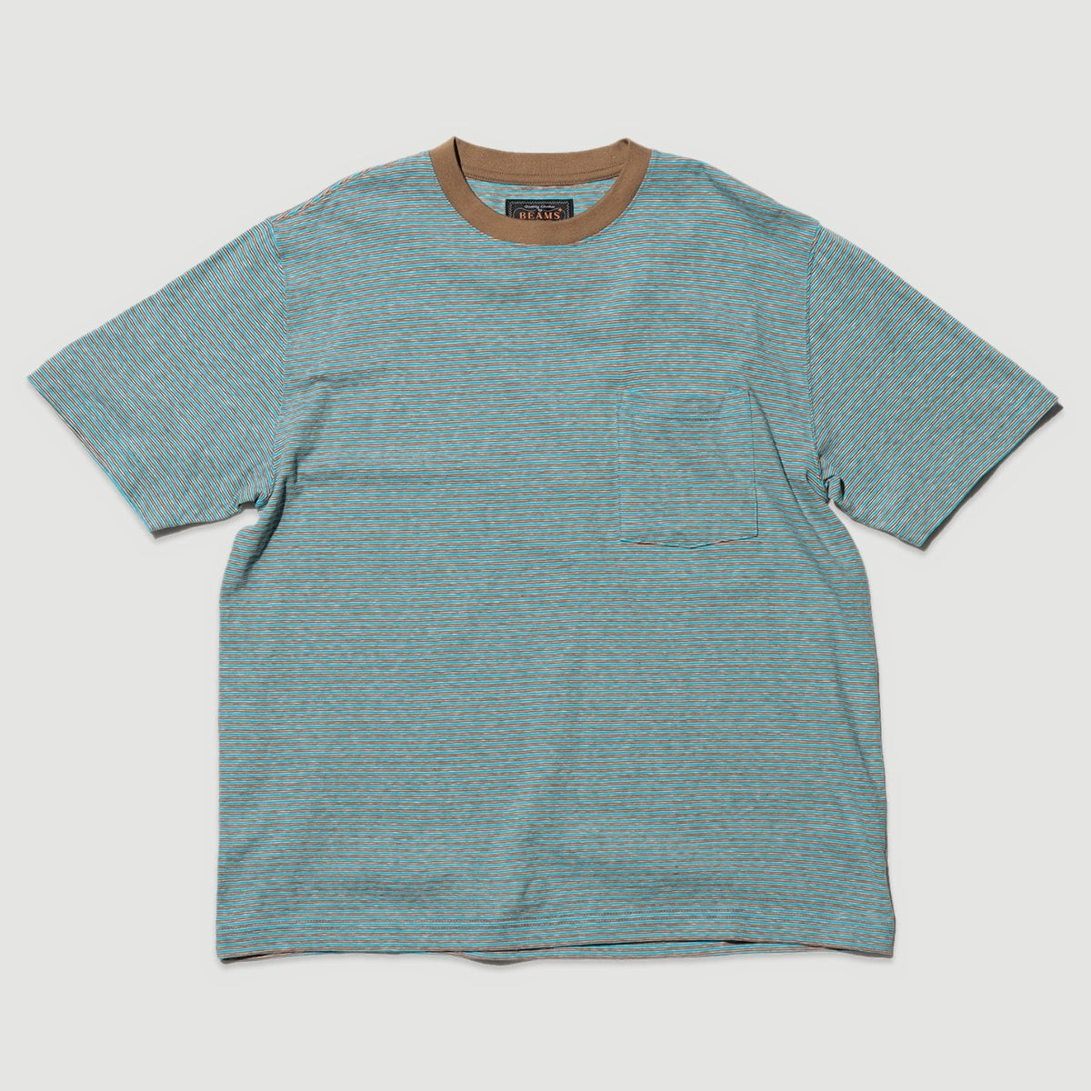 Pocket Tee Multi Stripe 2 Blue