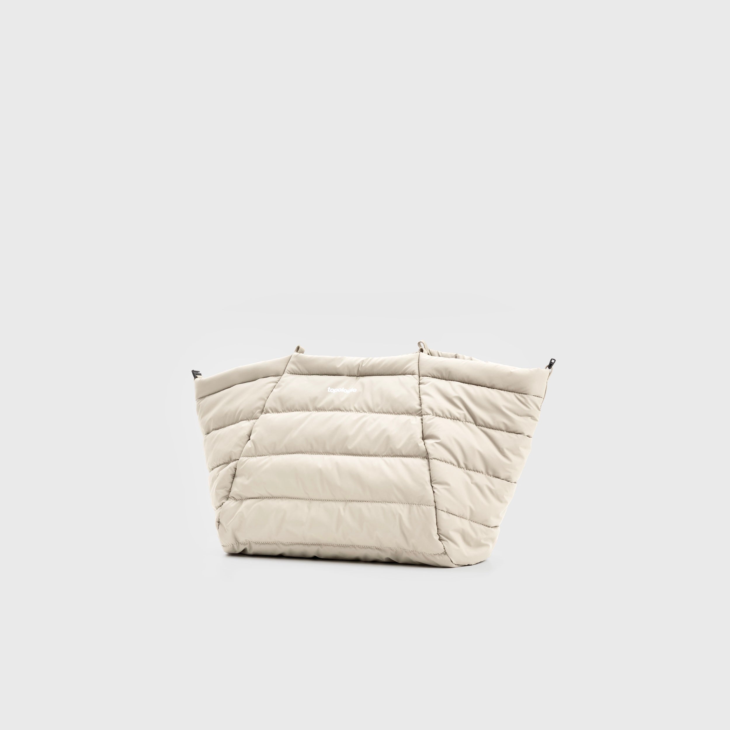 Topologie | Marche Tote Medium Taupe Puffer | Maplestore