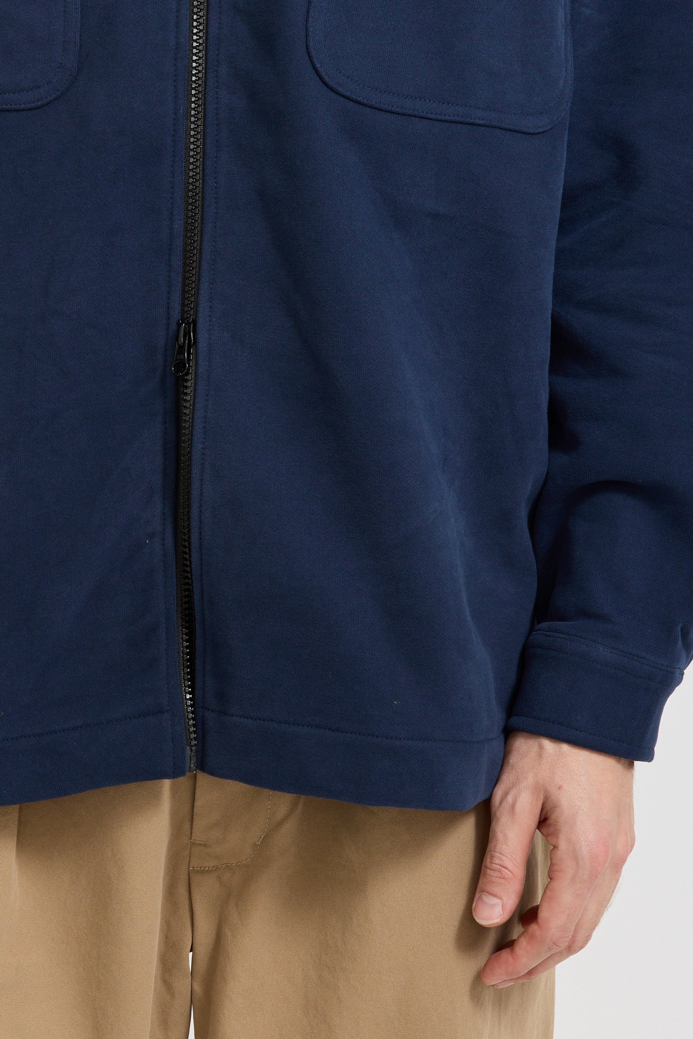Adsum | Fleece Overshirt Dark Navy | Maplestore