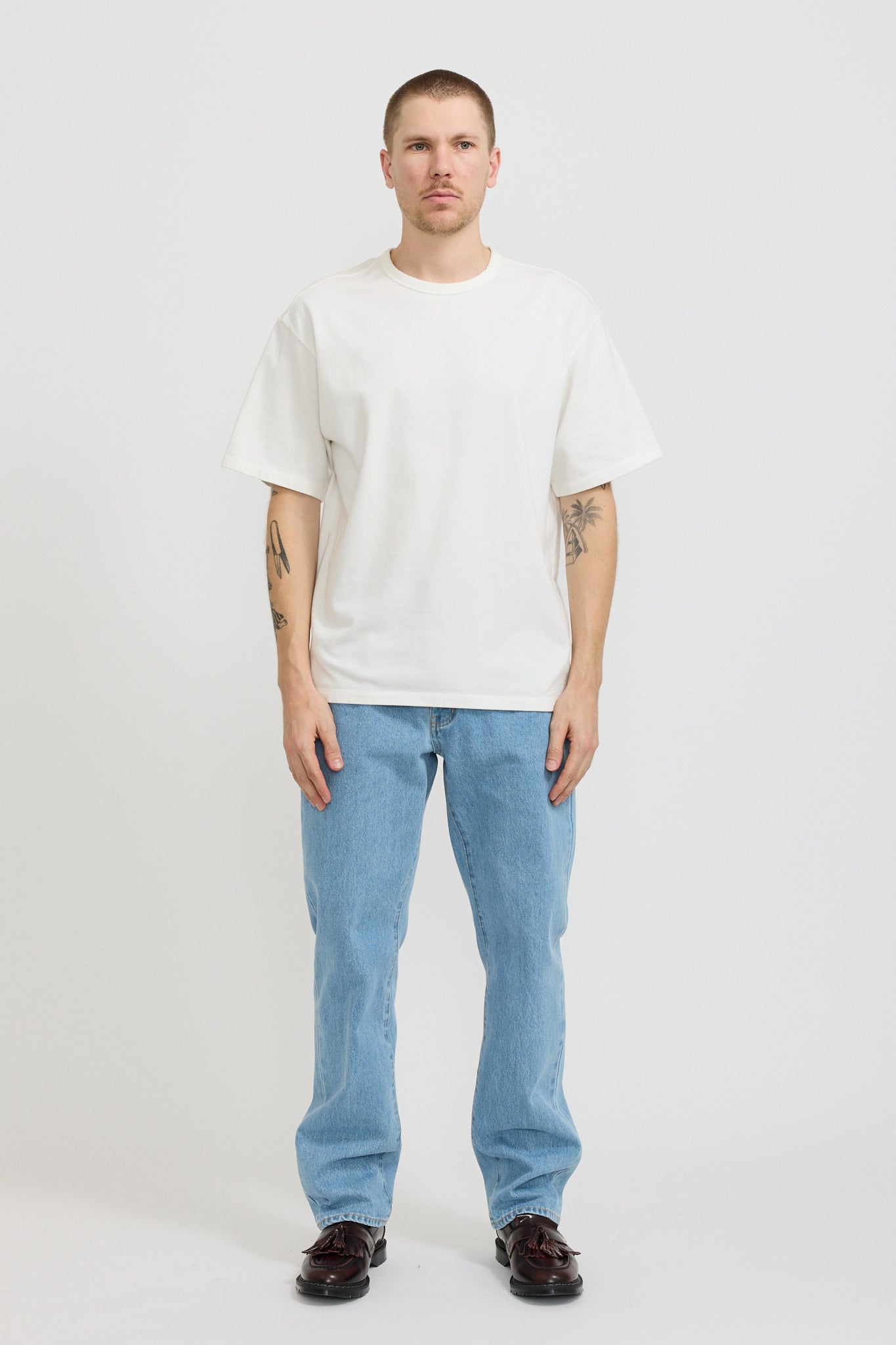 Adsum | Relaxed Fit OD Denim Bleached Washed | Maplestore