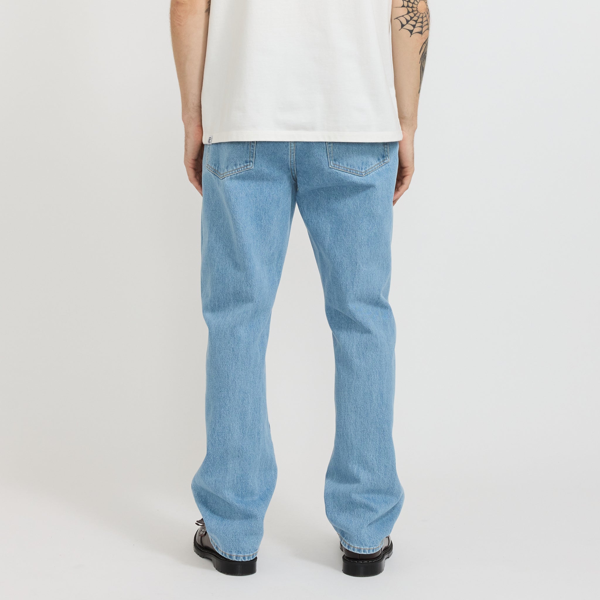 Relaxed Fit OD Denim Bleached Washed