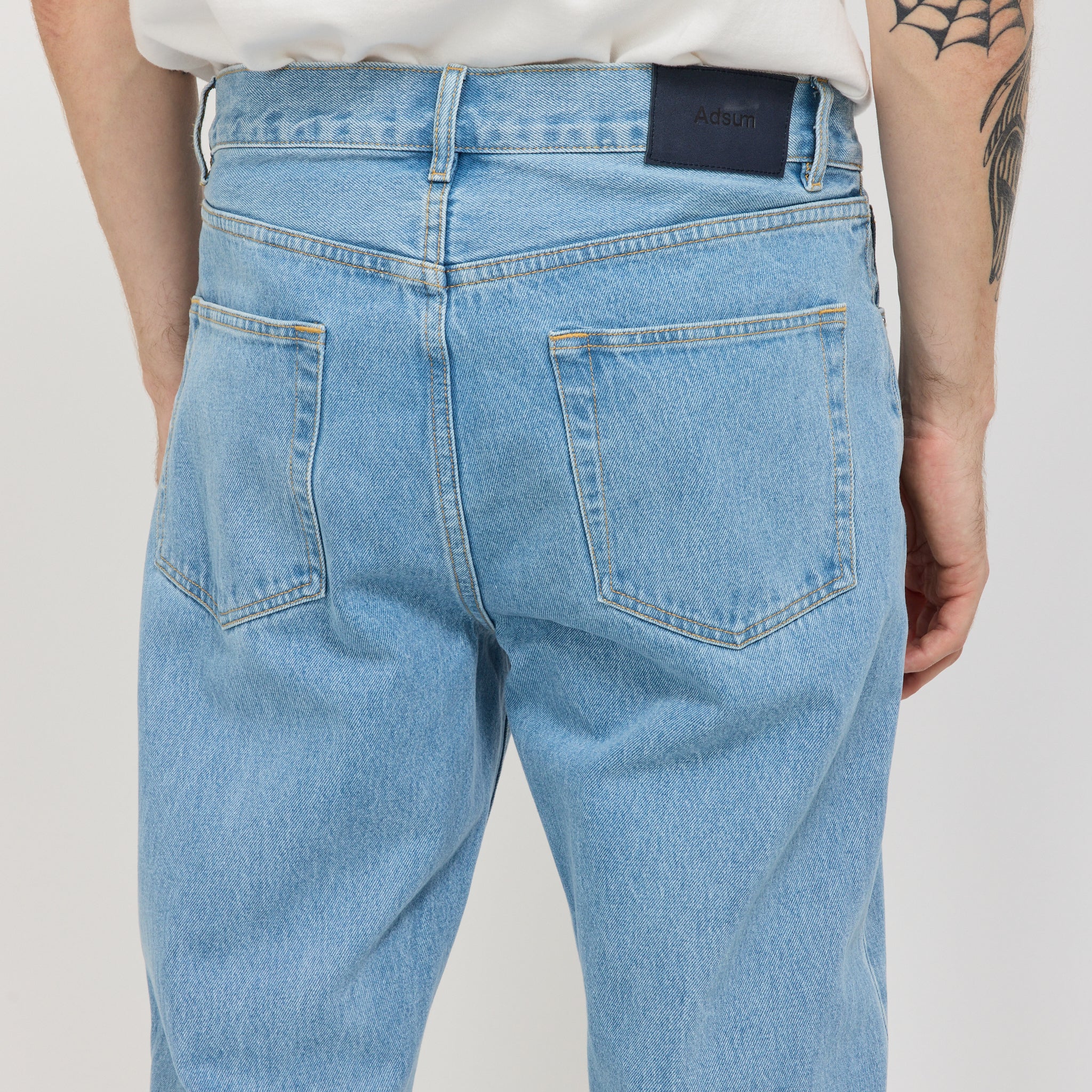 Relaxed Fit OD Denim Bleached Washed