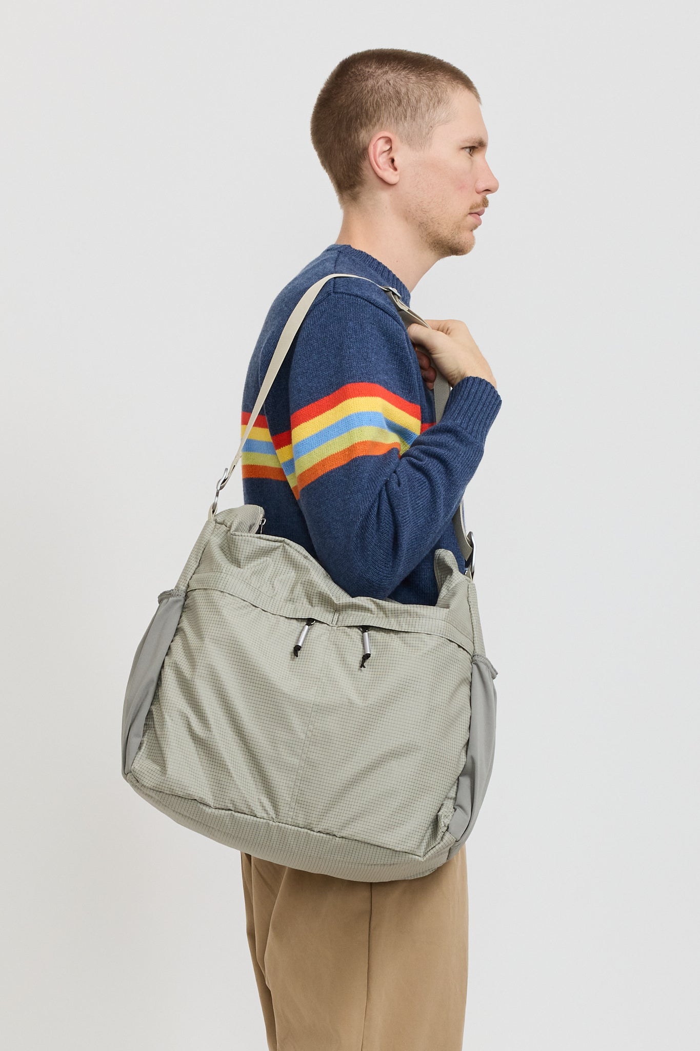 Adsum | XL Zip Tote Grey | Maplestore
