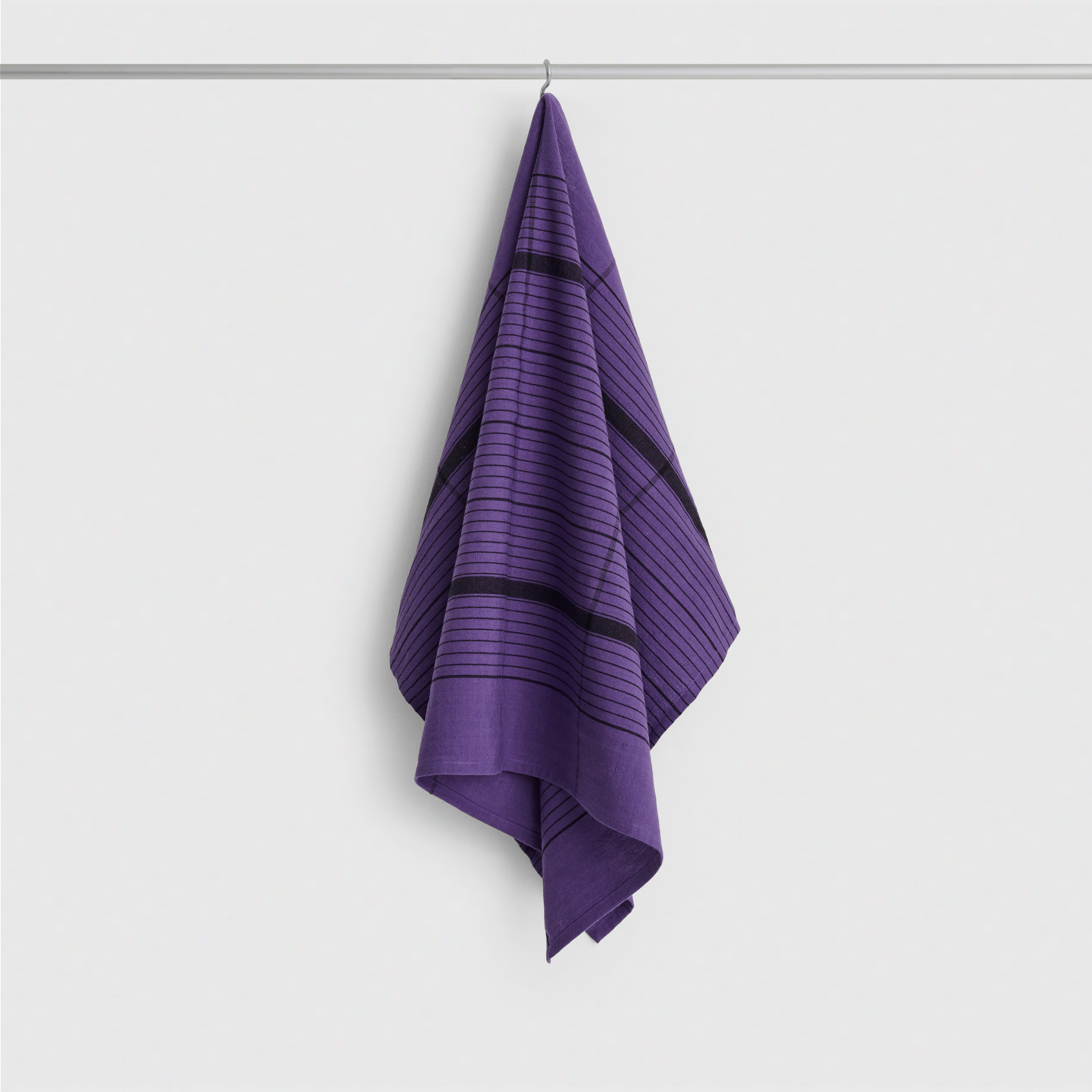 Linear Tea Towel Purple
