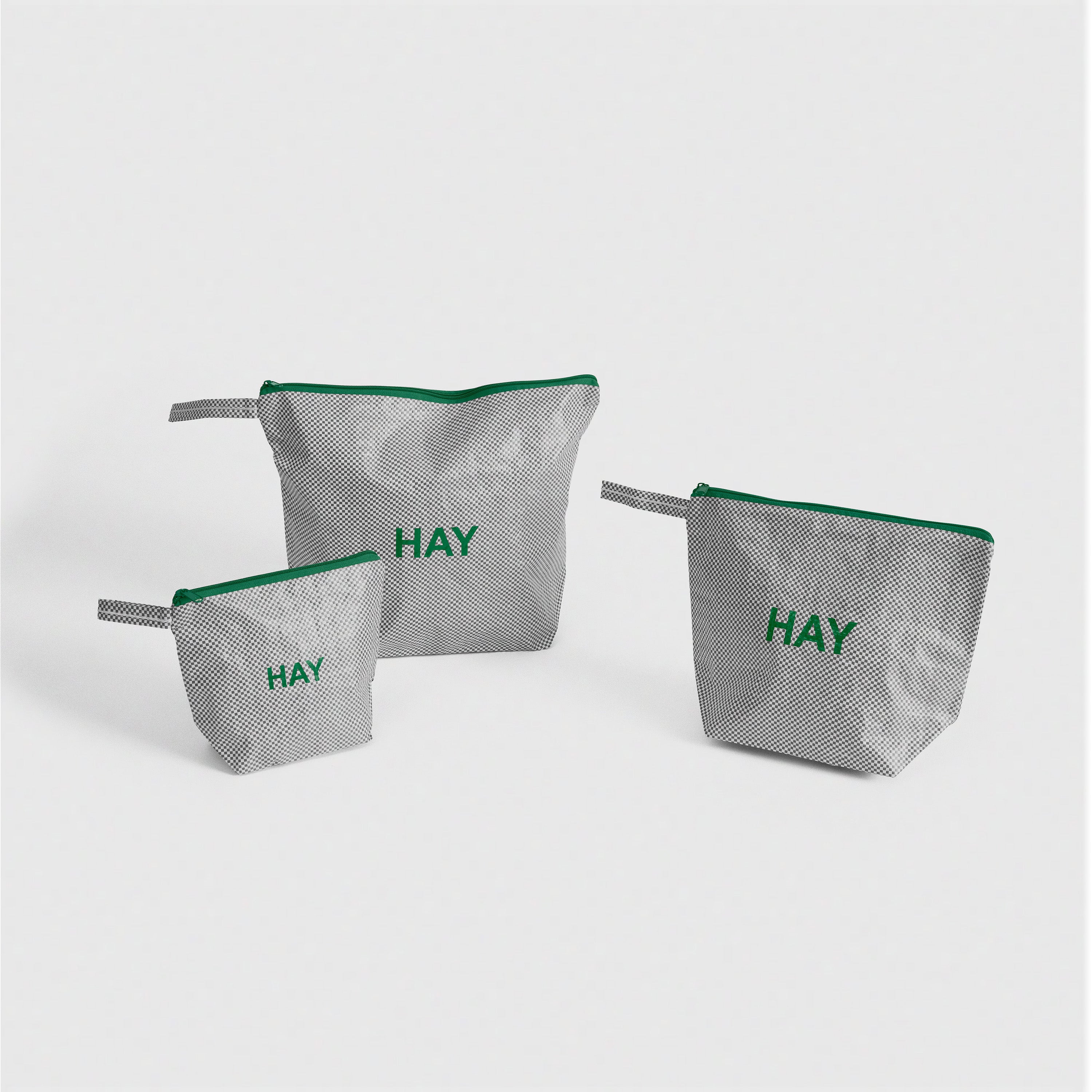 Candy Mono Wash Bag set 3 Grey