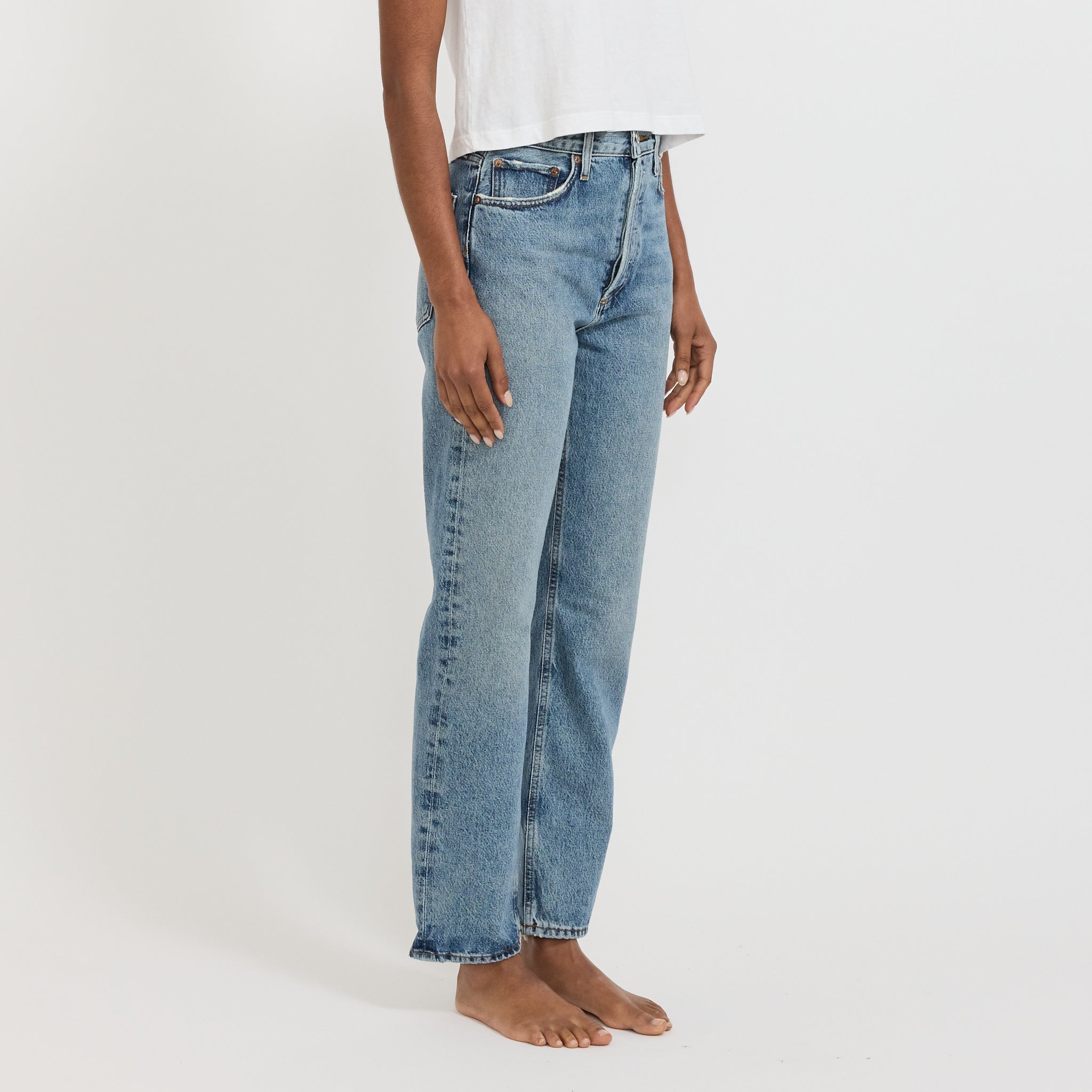Agolde | 90's Pinch Waist High Straight Navigate | Maplestore