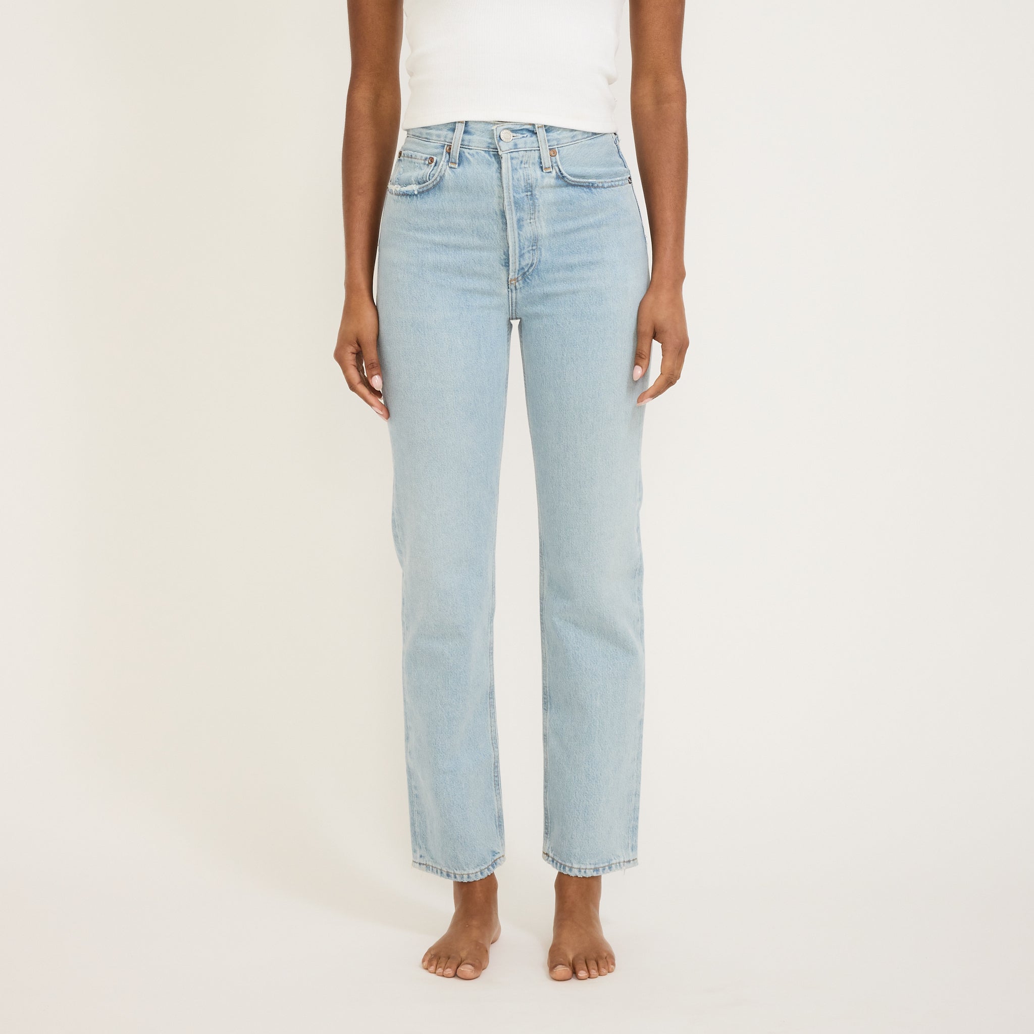 Agolde | 90's Pinch Waist High Rise Straight Focus | Maplestore