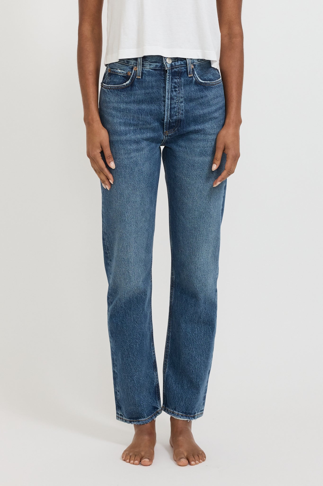 Agolde | 90's Pinch Waist High Rise Straight Range | Maplestore