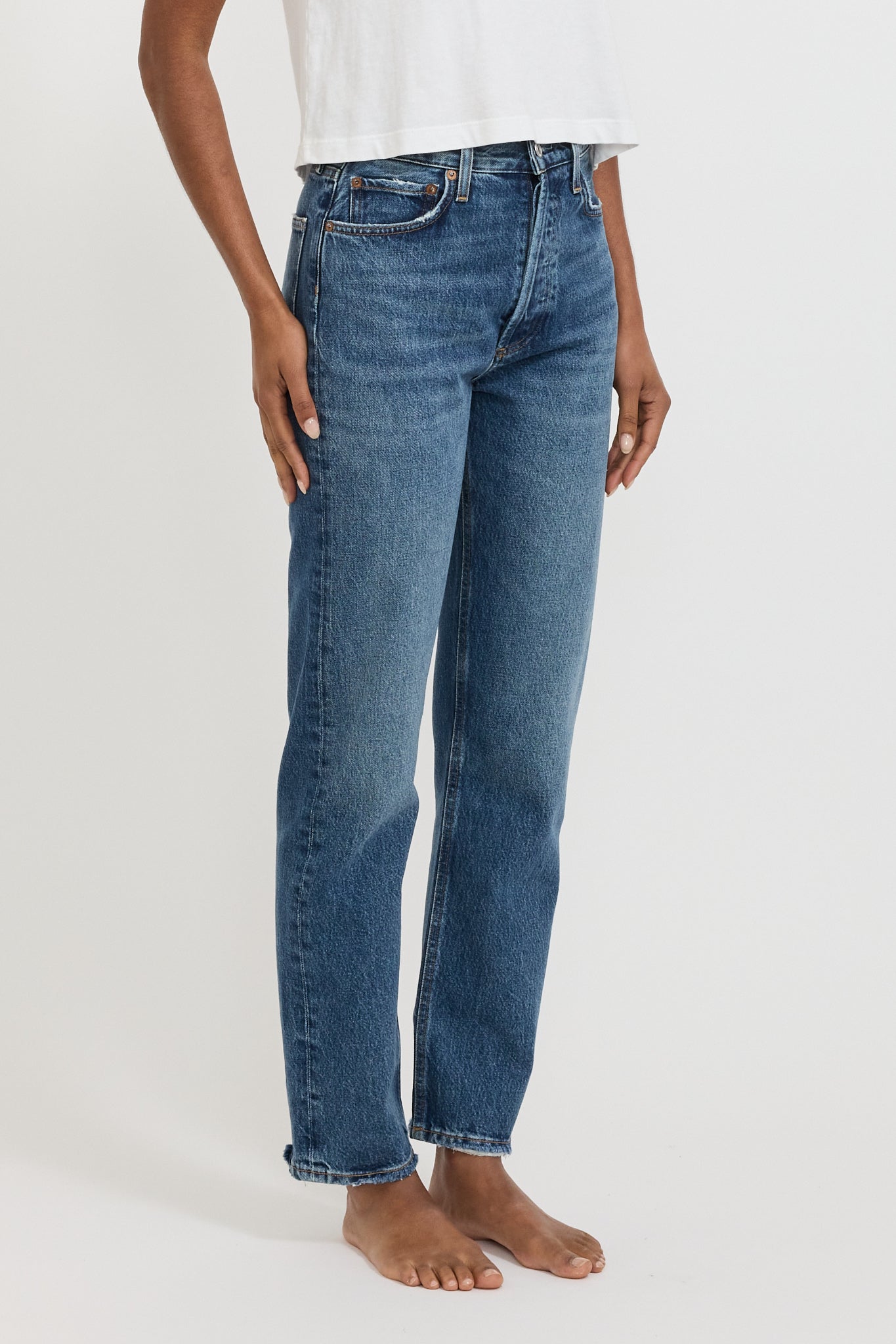 Agolde | 90's Pinch Waist High Rise Straight Range | Maplestore