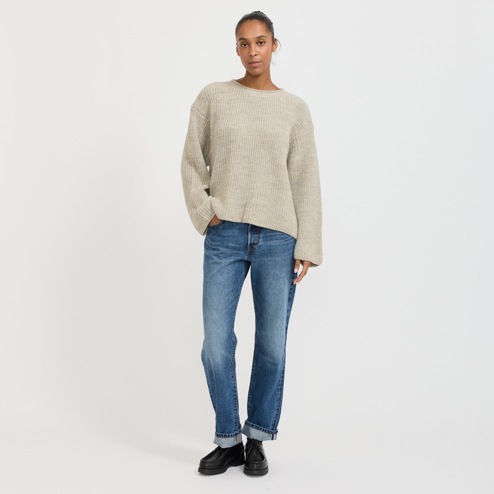American Vintage | Crashway Pullover Mist Melange | Maplestore