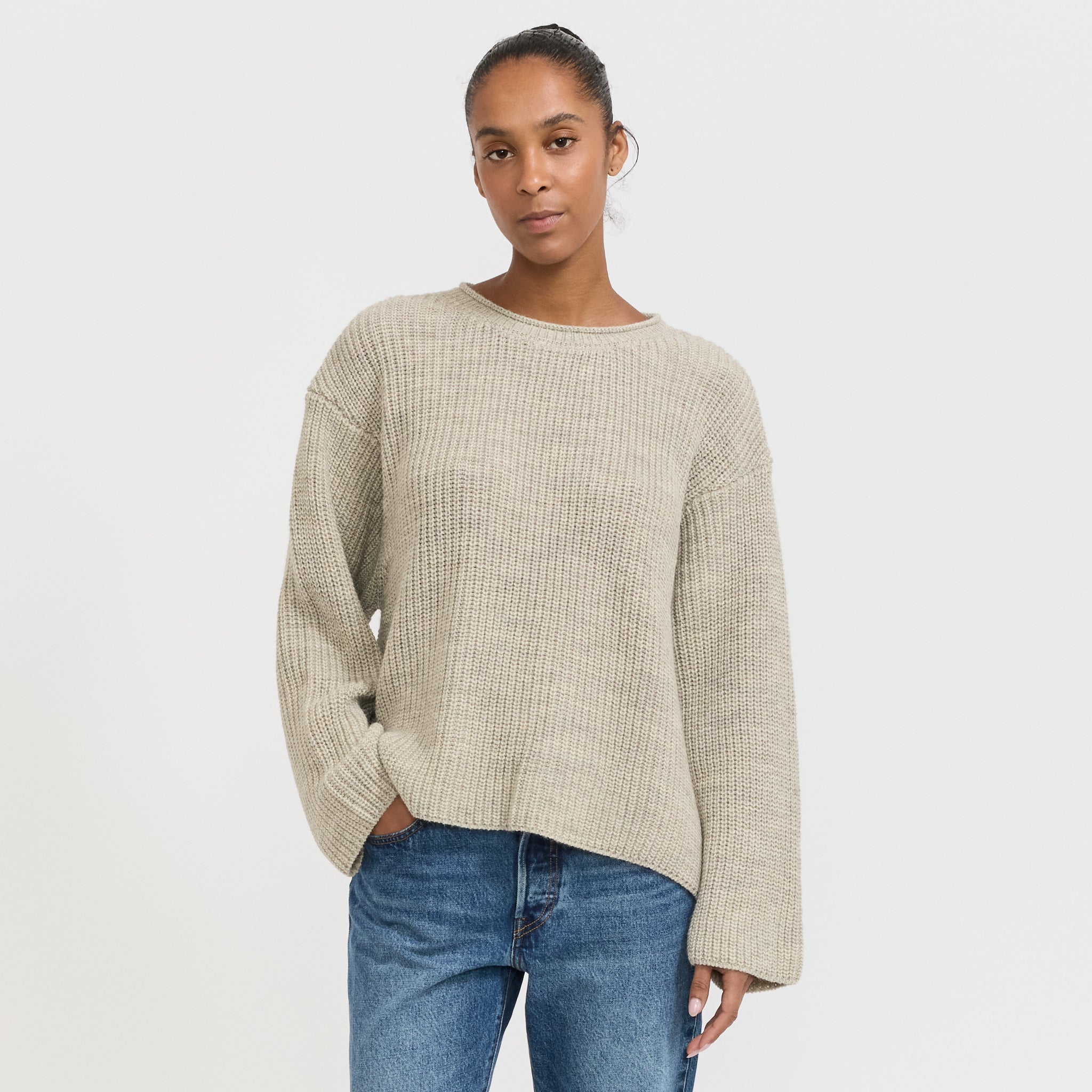 American Vintage | Crashway Pullover Mist Melange | Maplestore