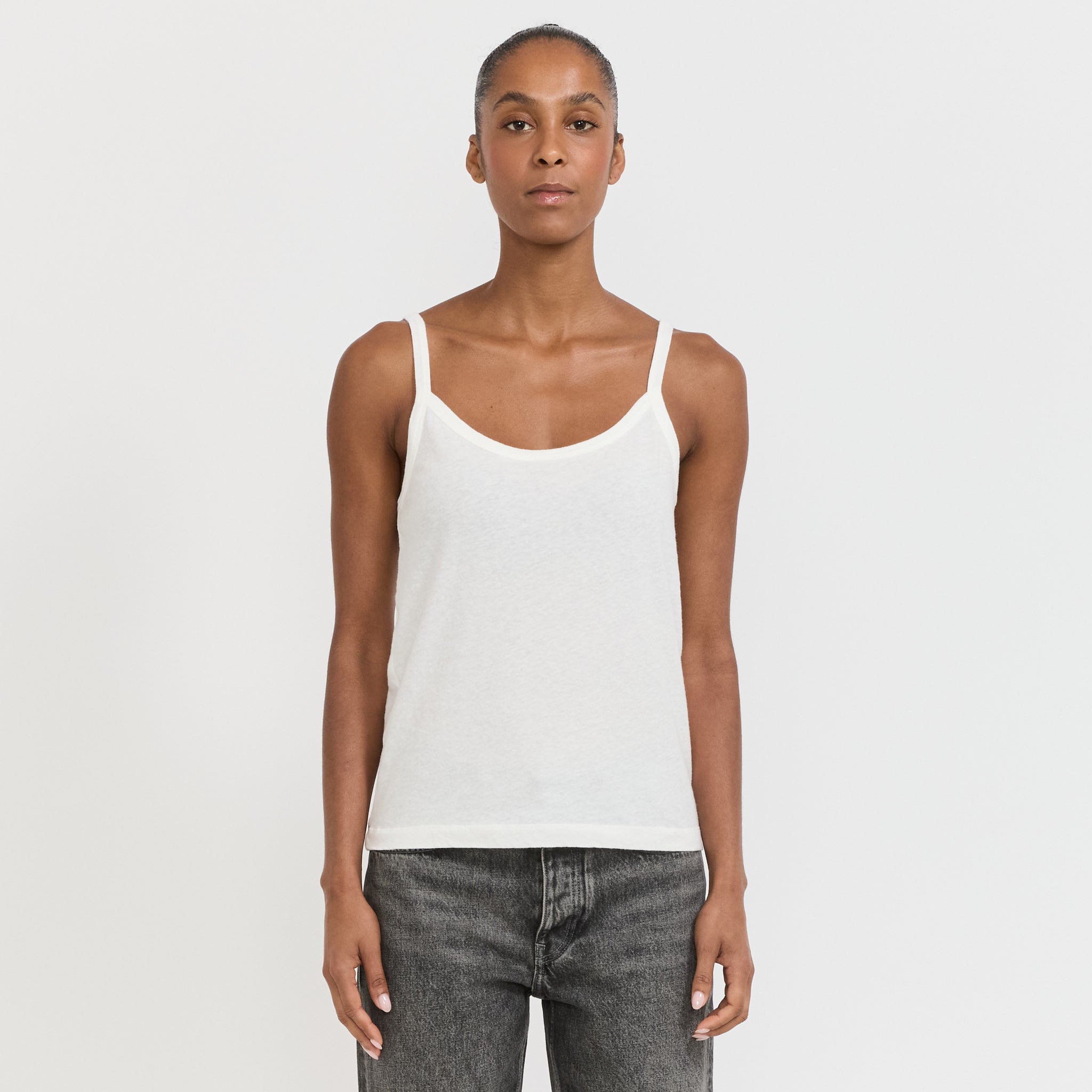 American Vintage | Gamipy Tank Top White | Maplestore