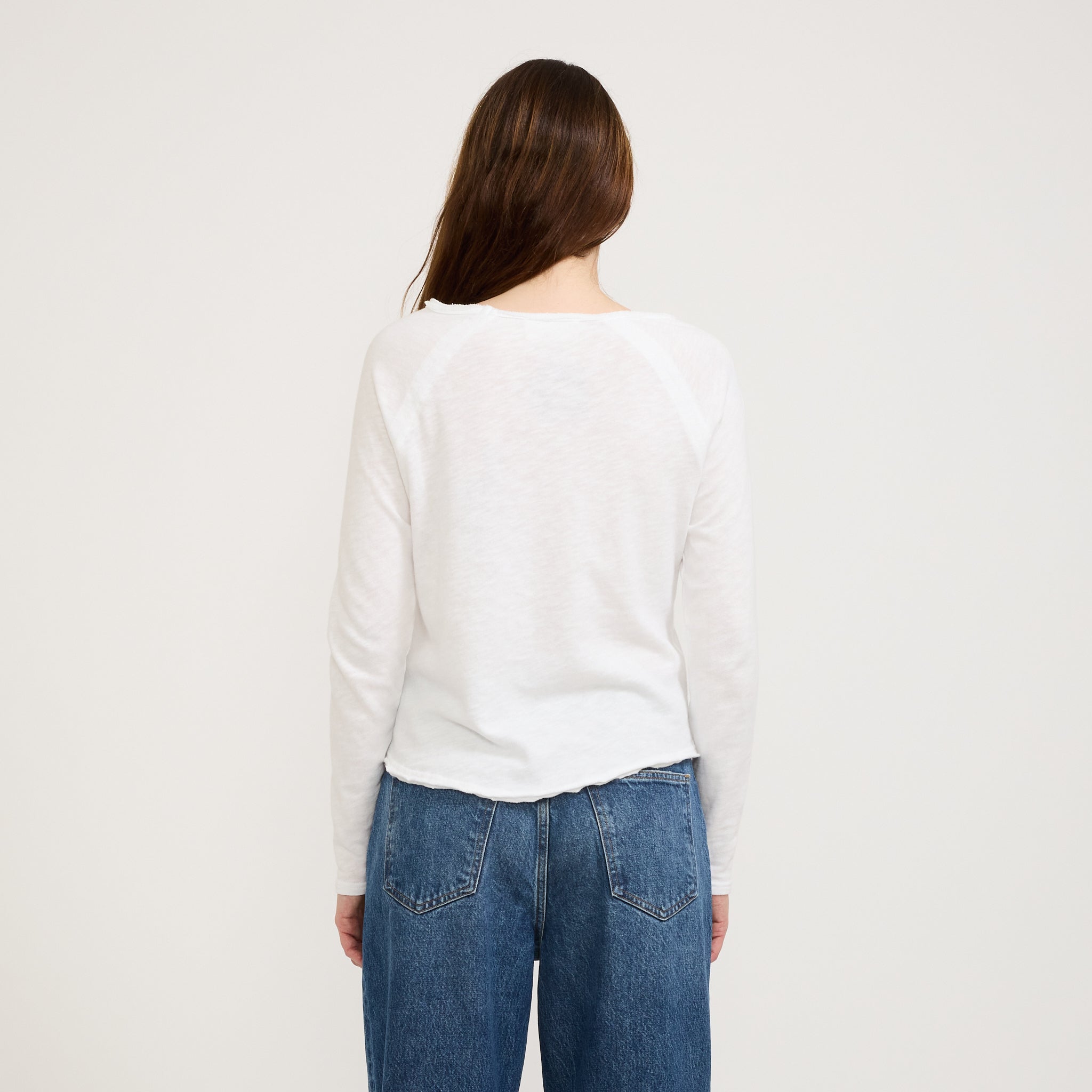 American Vintage | Sonoma L/S T-Shirt White | Maplestore