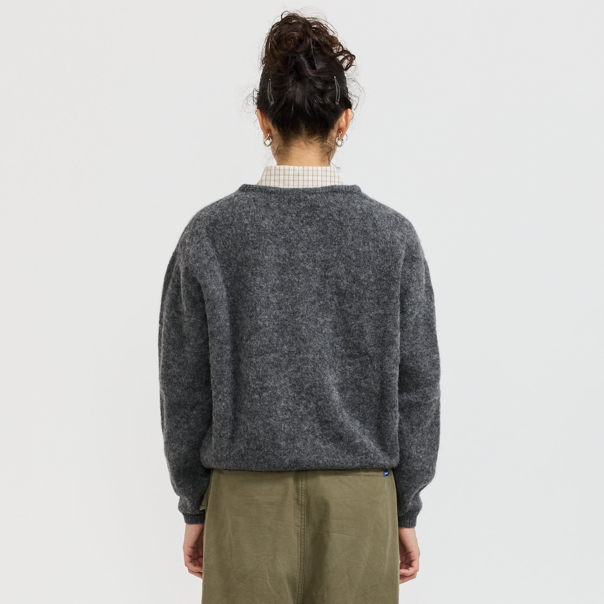 American Vintage | Vitow Cardigan Steel Melange | Maplestore