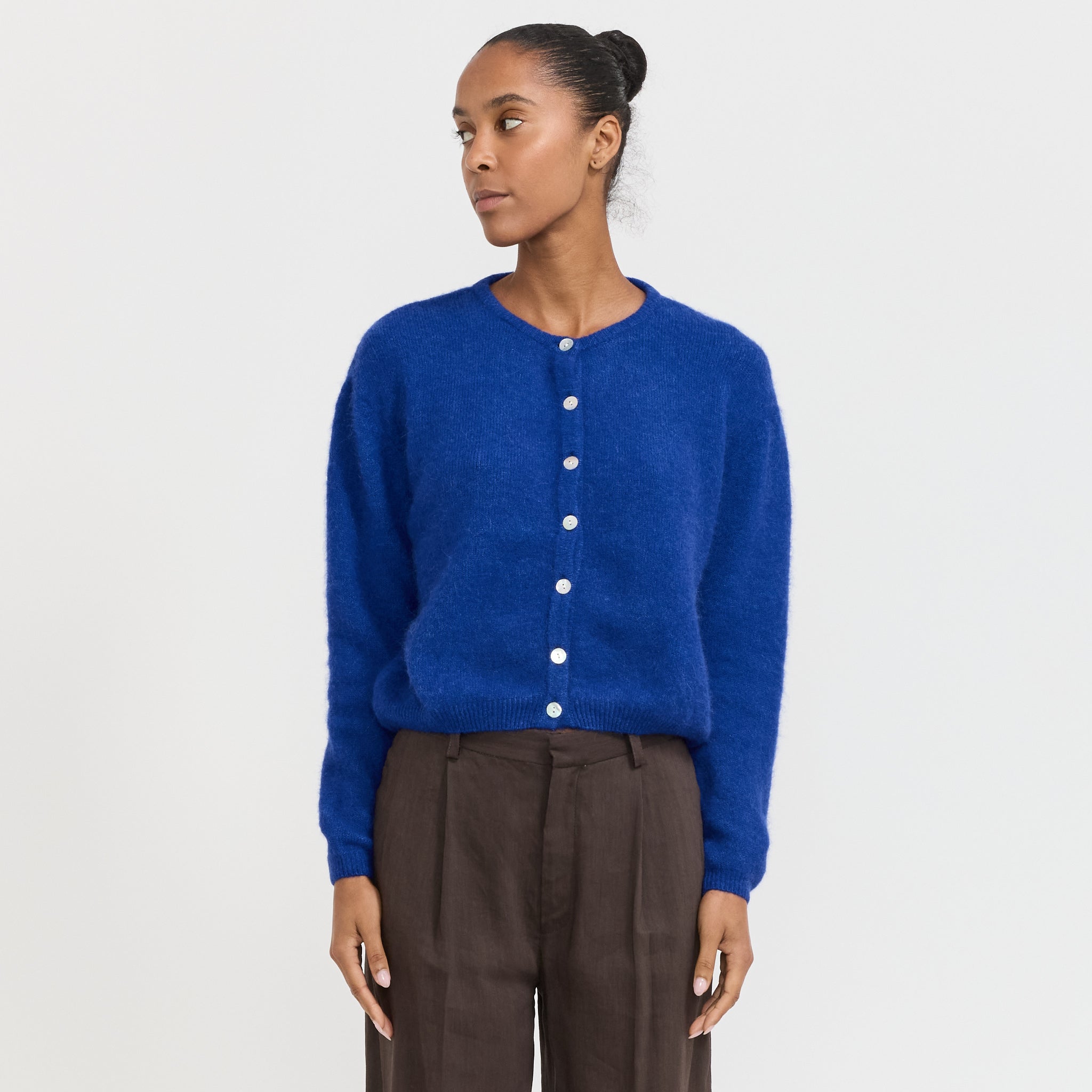 American Vintage | Vitow Cardigan Royal Blue | Maplestore