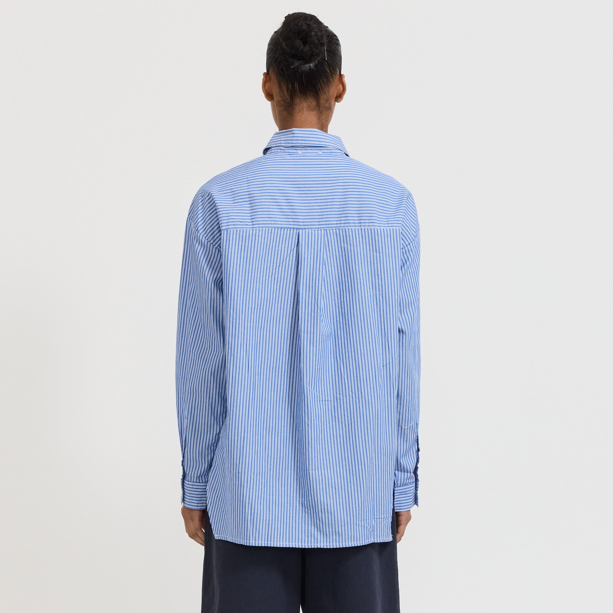 American Vintage | Zatybay Shirt Aqua Stripes | Maplestore