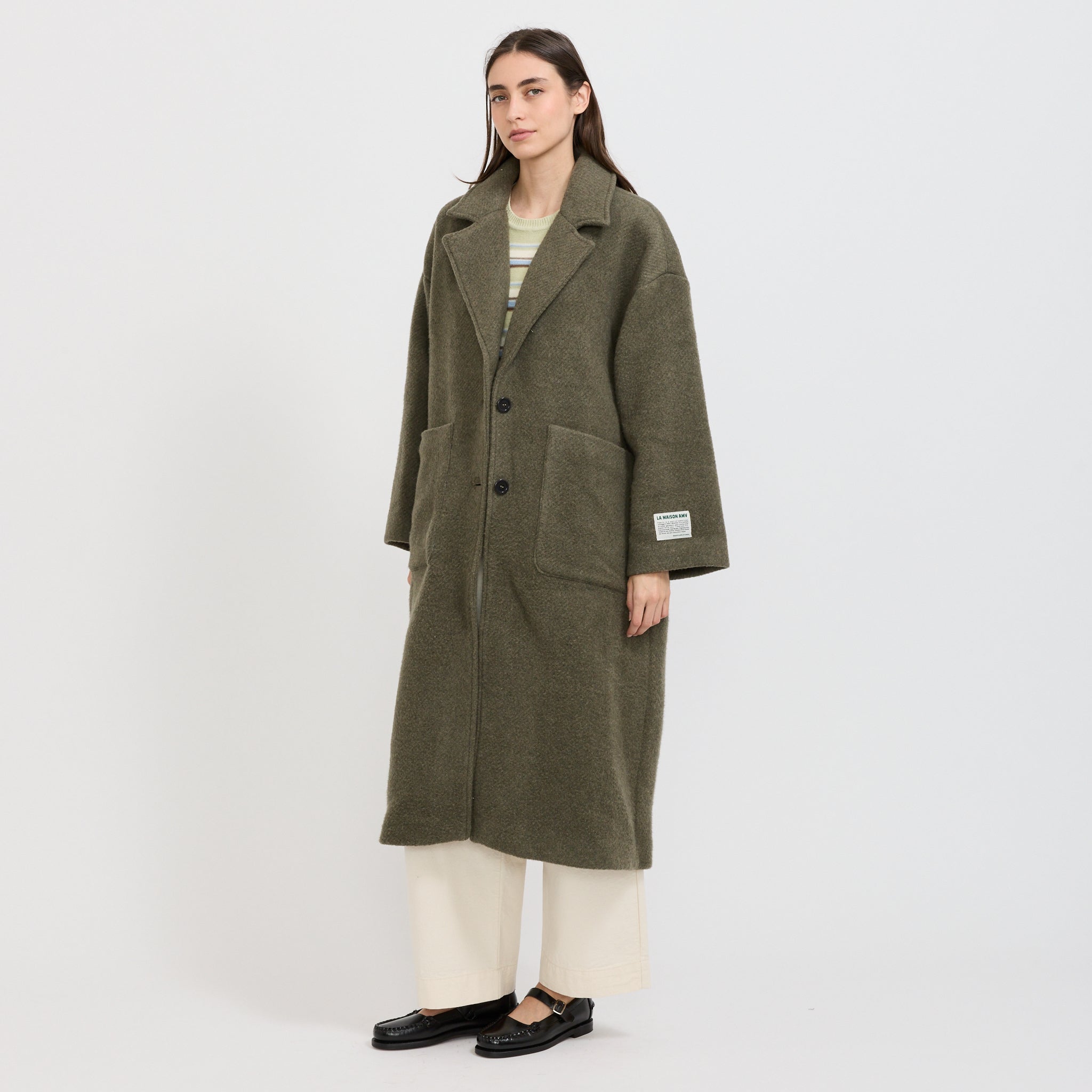 Ziffow Coat Lichen Melange