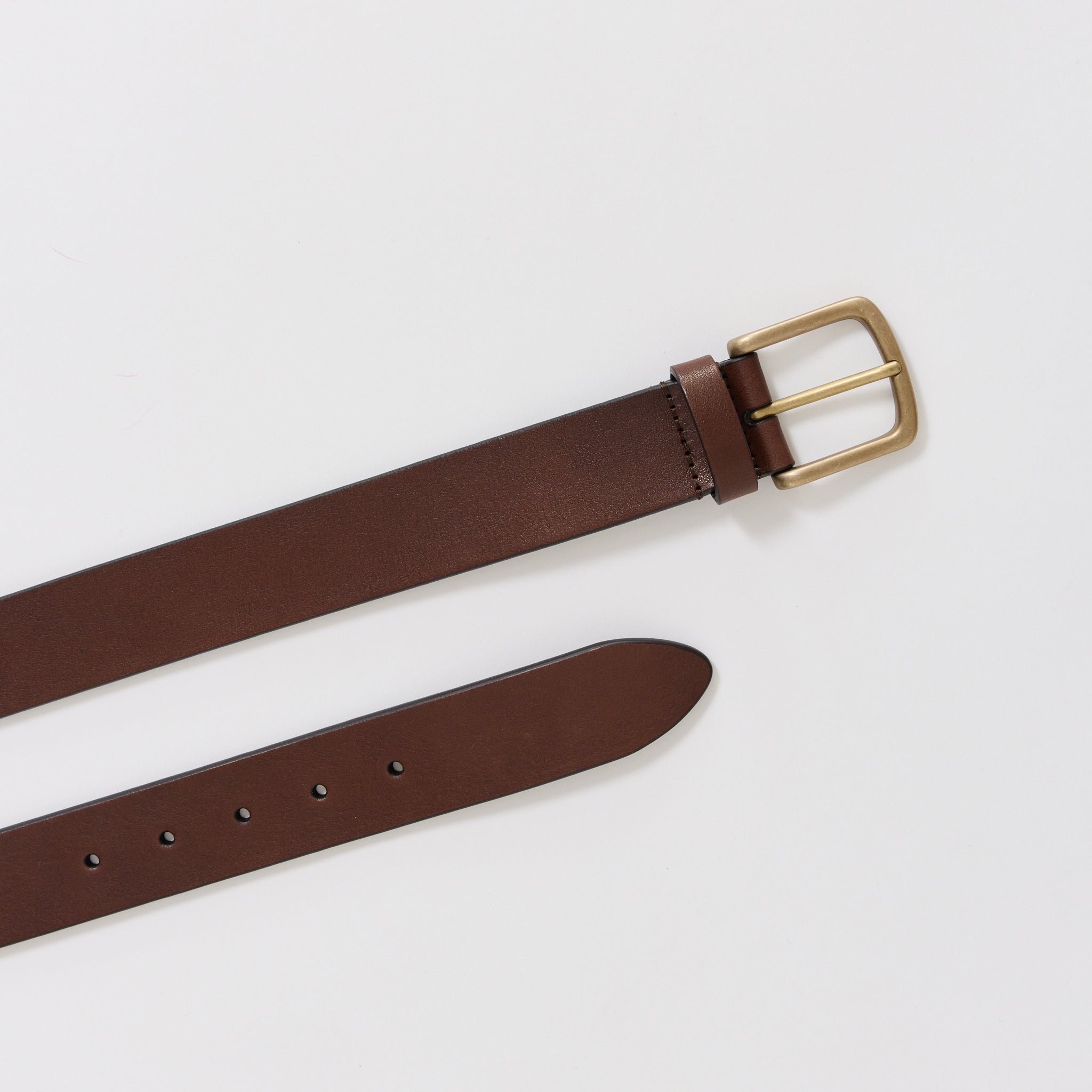 Semi Formal Belt Brown Brass Buckle