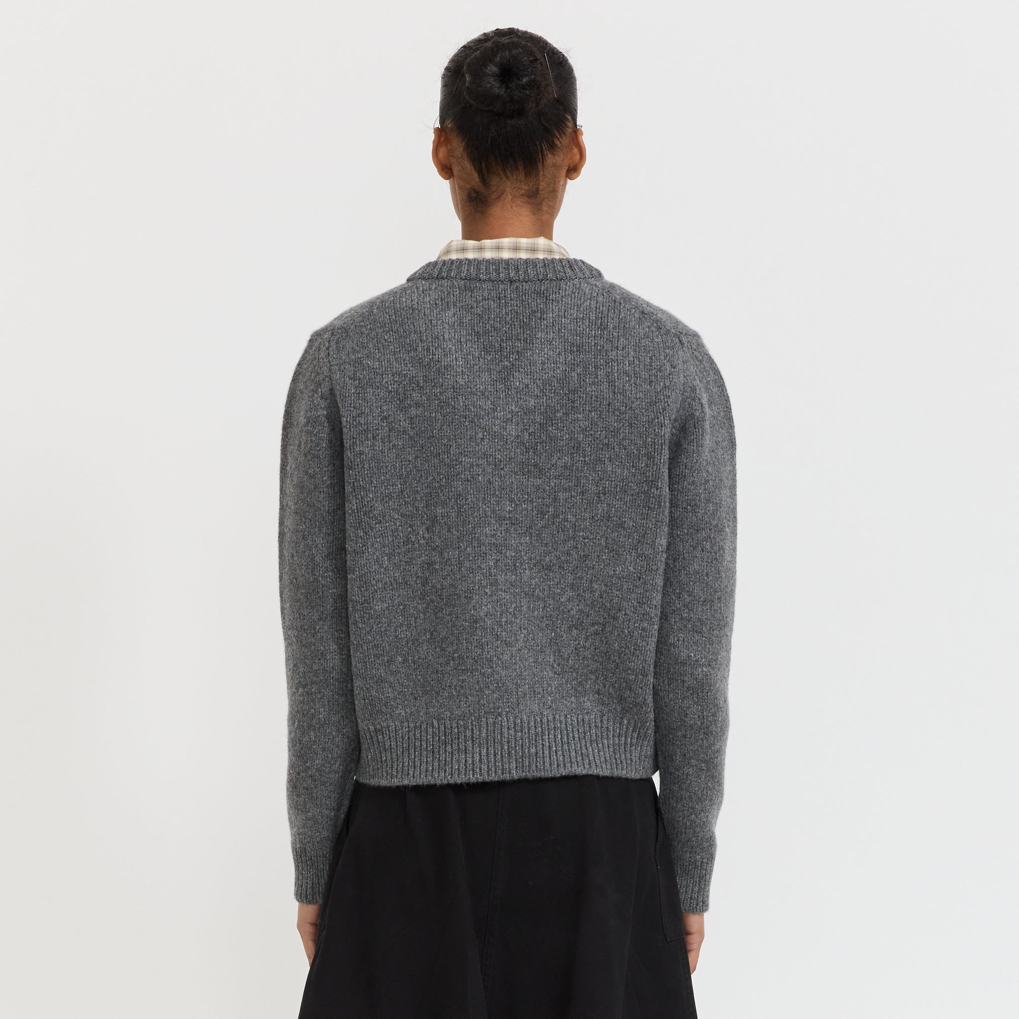 Glenn V-Neck Derby Grey
