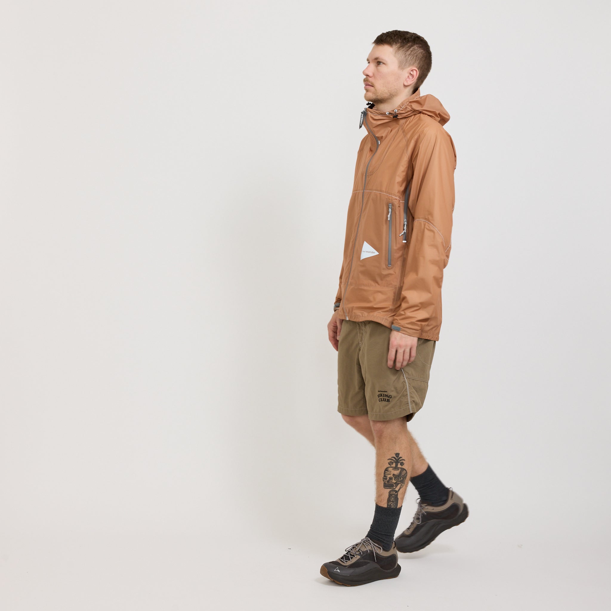 And Wander | 3L UL Rain Jacket Pink | Maplestore