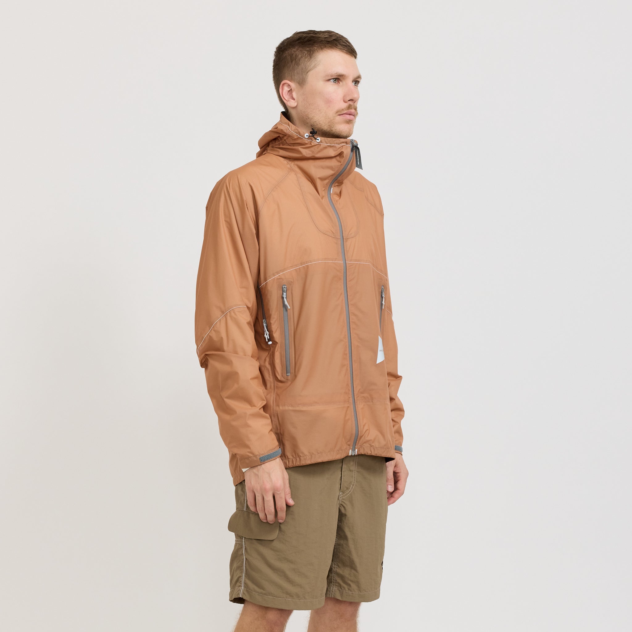 And Wander | 3L UL Rain Jacket Pink | Maplestore