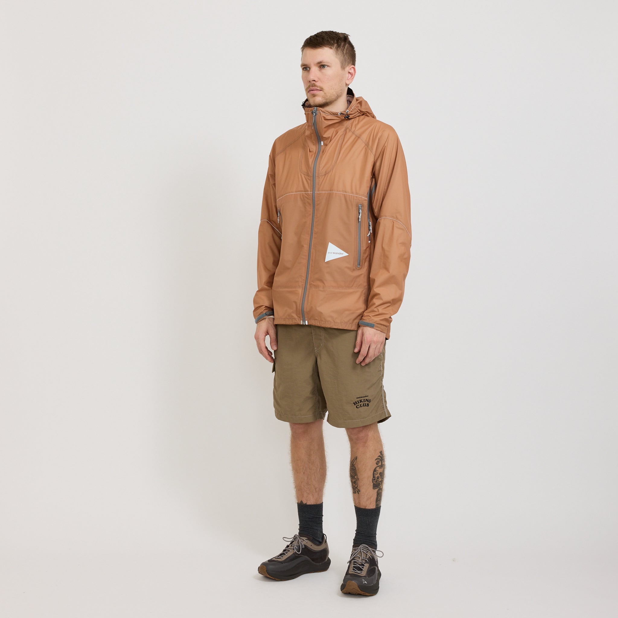 And Wander | 3L UL Rain Jacket Pink | Maplestore