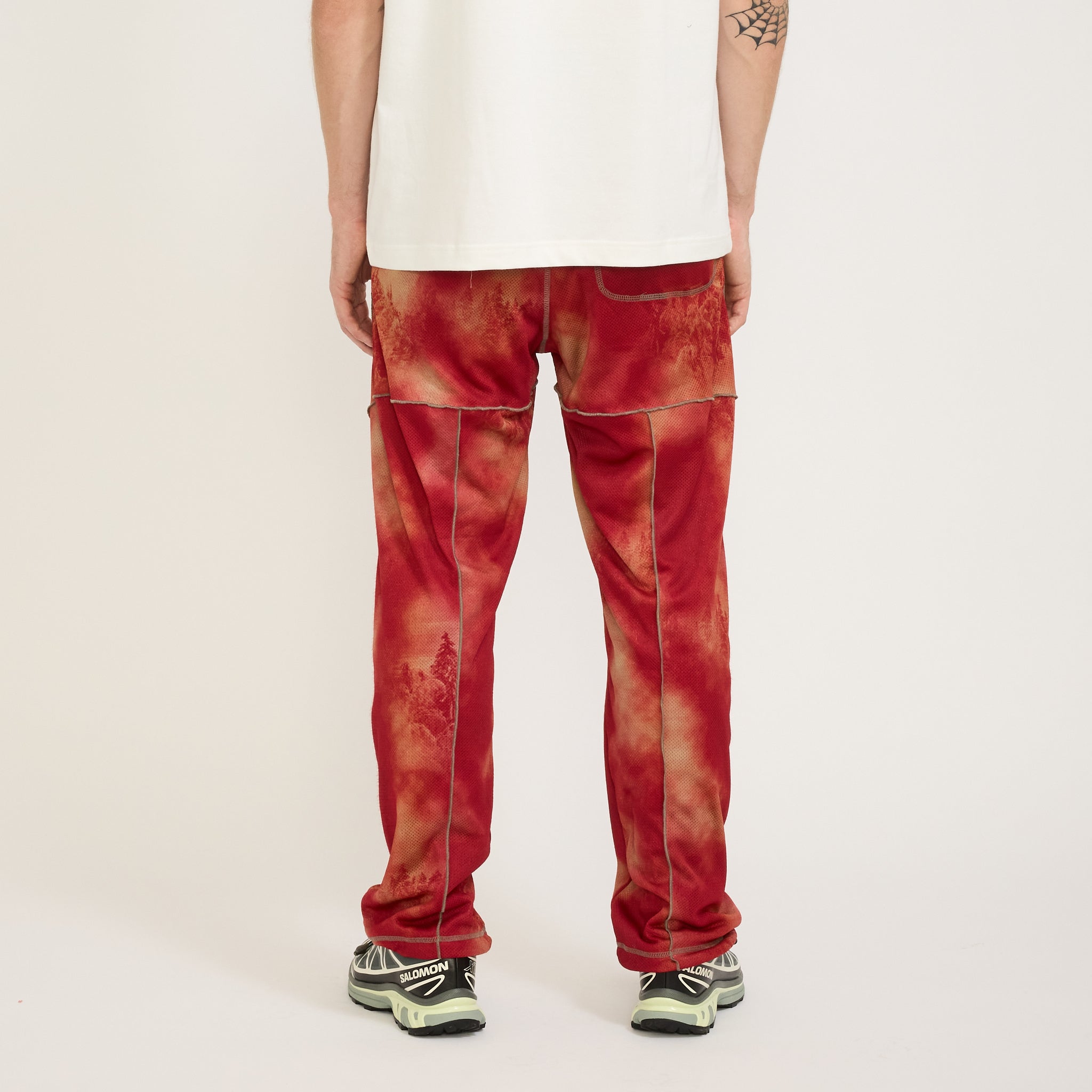And Wander | Printed Octa Pants Red | Maplestore
