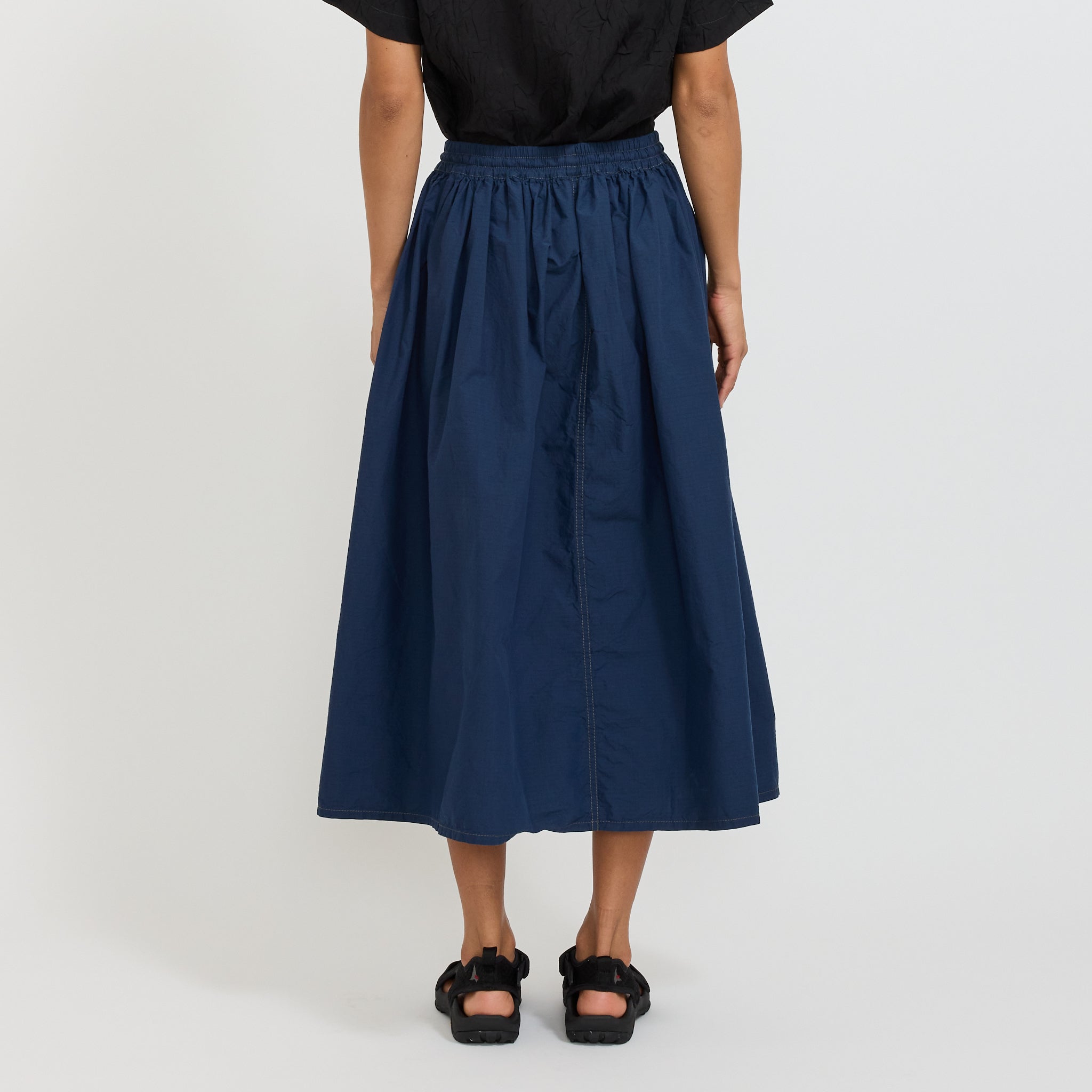 And Wander | Cordura Cotton Rip Skirt Blue | Maplestore