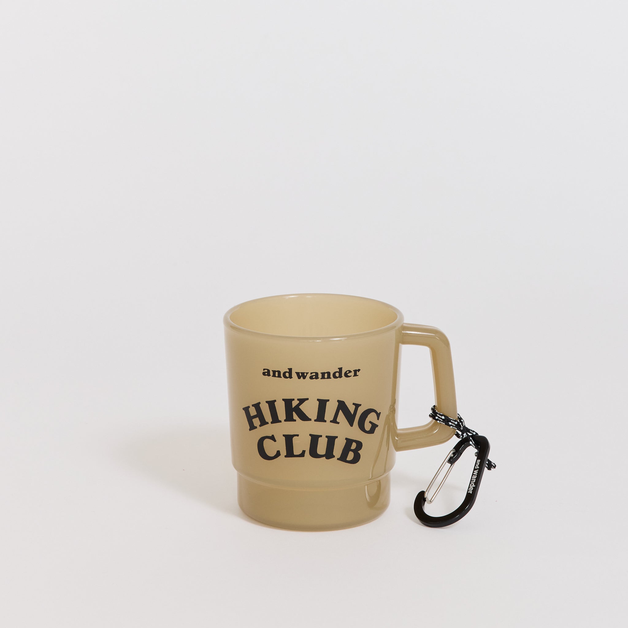 And Wander | Hiking Club PP Mug Beige | Maplestore