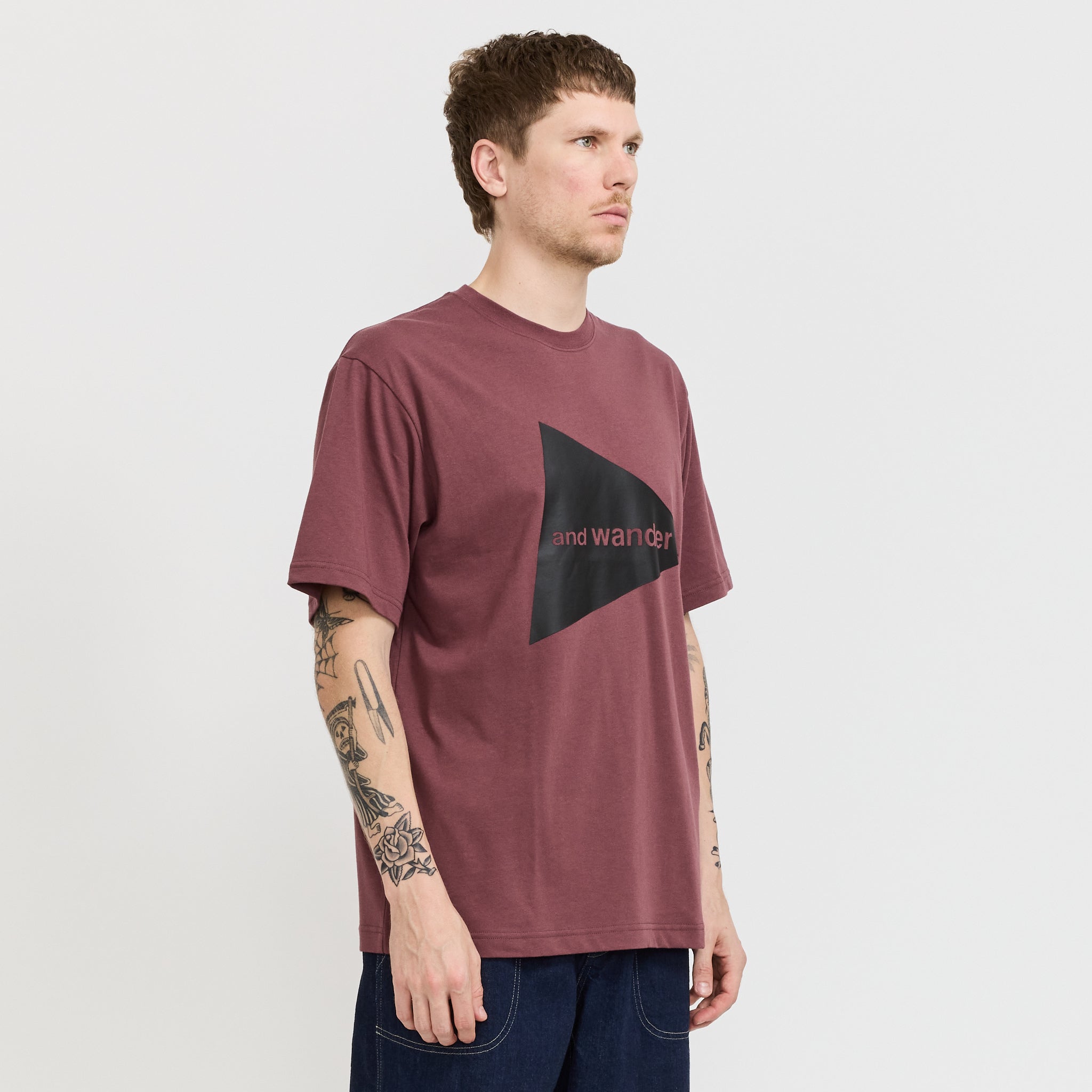 And Wander | And Wander Logo T-Shirt | Maplestore