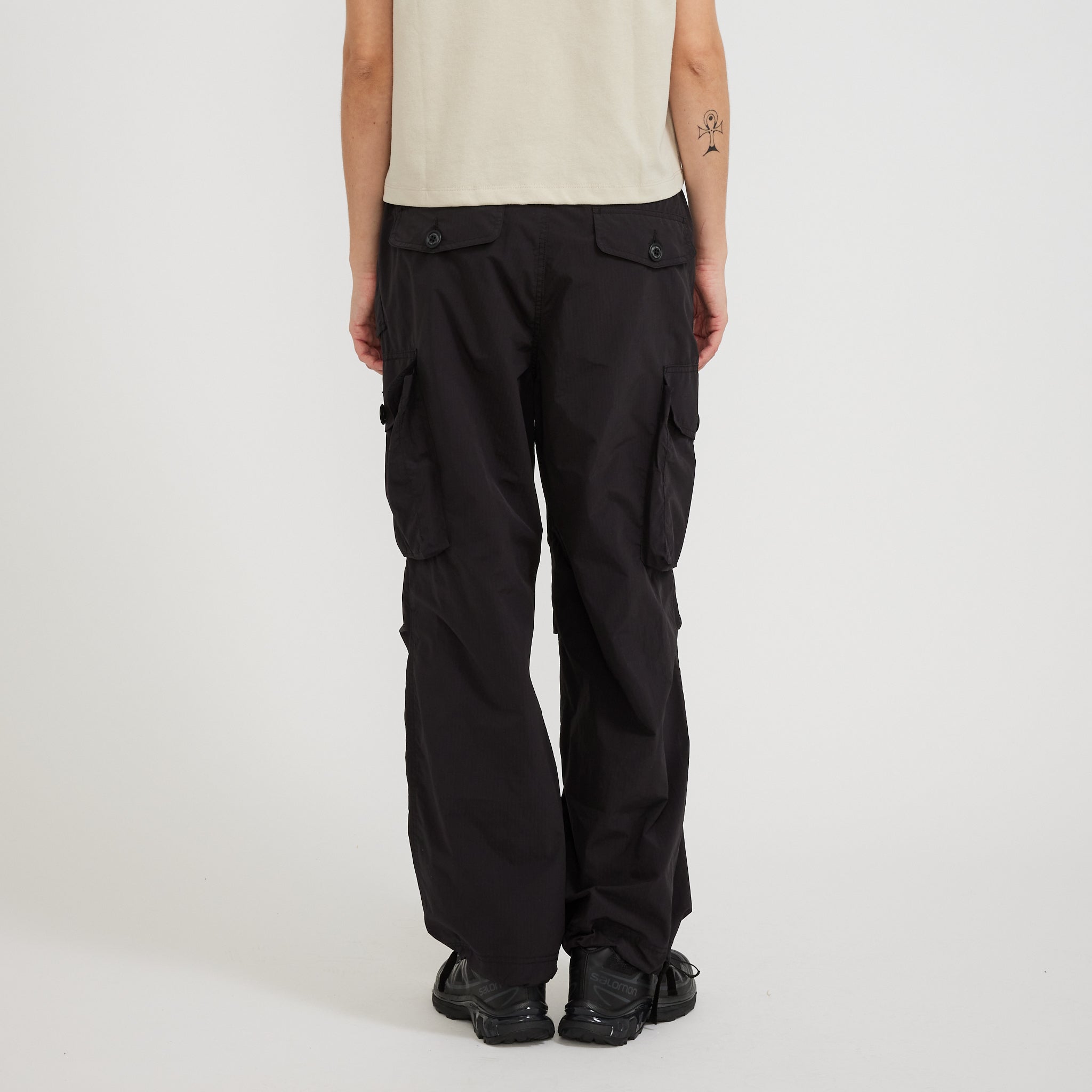And Wander | Oversized Cargo Pants Black Womens | Maplestore