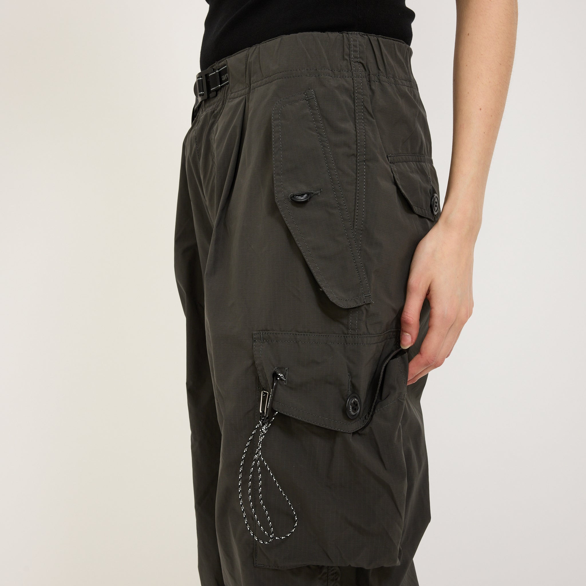 And Wander | Oversized Cargo Pants Charcoal Womens | Maplestore