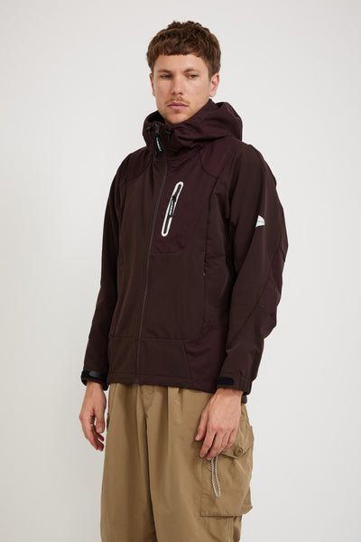 And Wander | Stretch Shell Jacket Bordeaux | Maplestore