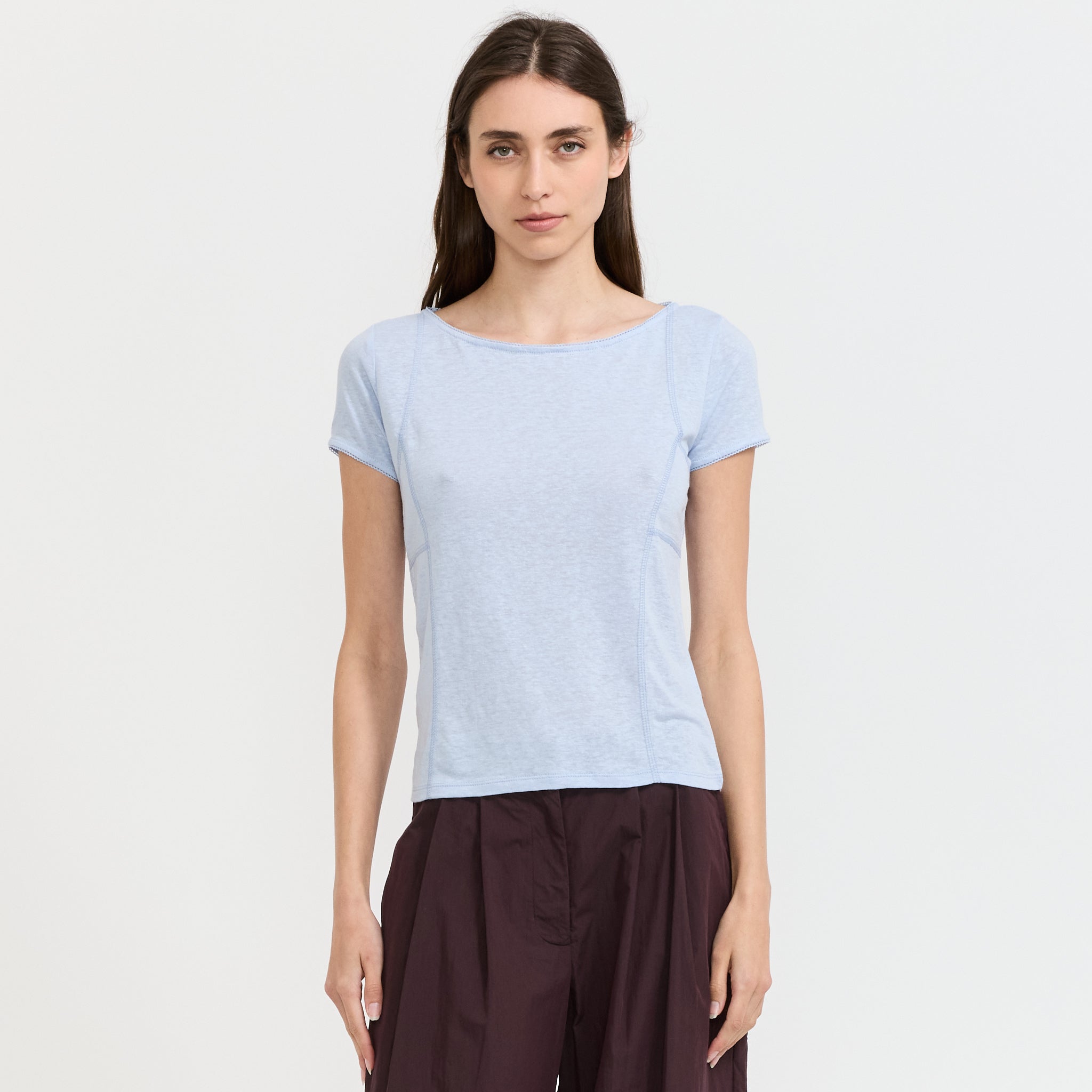 Parallel T-Shirt Sky Blue