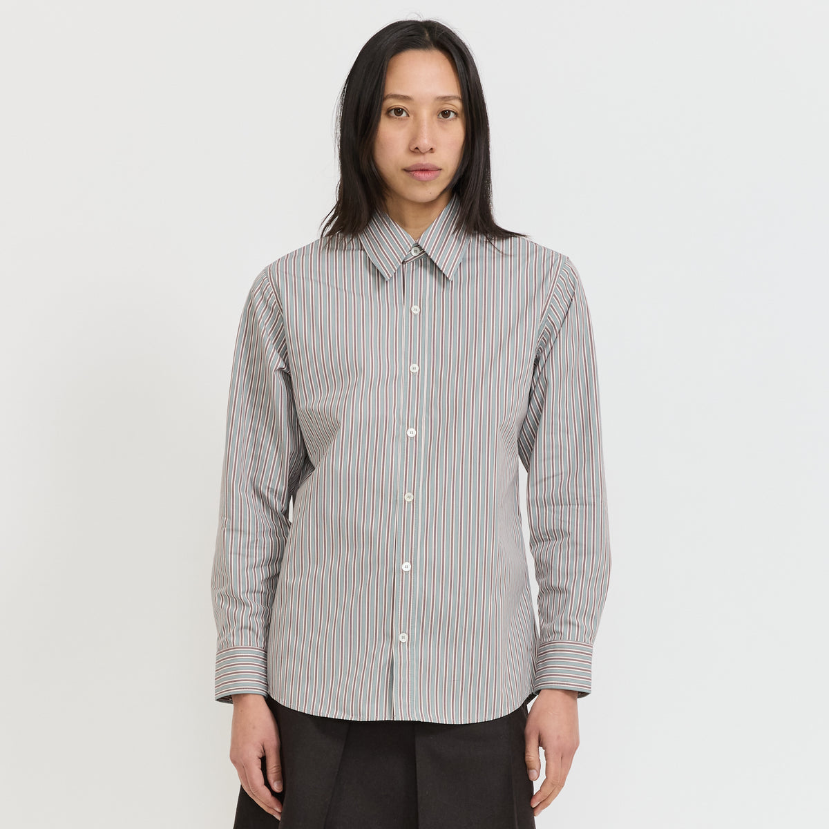 A.P.C. | Kayla Shirt Almond Green | Maplestore