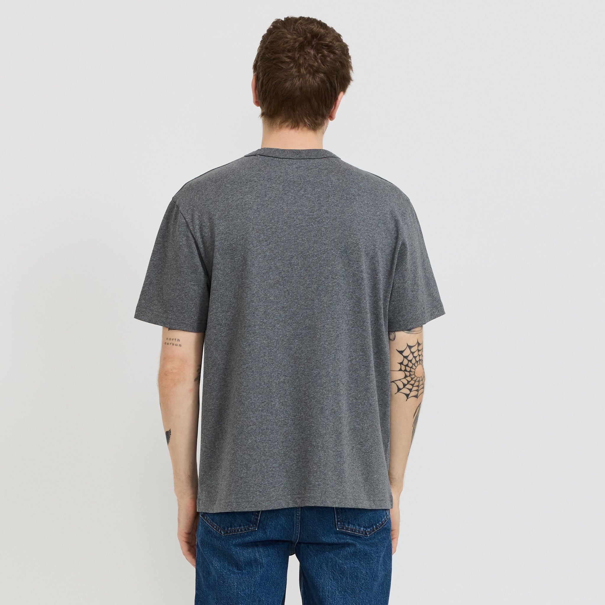 A.P.C. | Boxy Petit VPC T-Shirt Heathered Anthracite/White | Maplestore