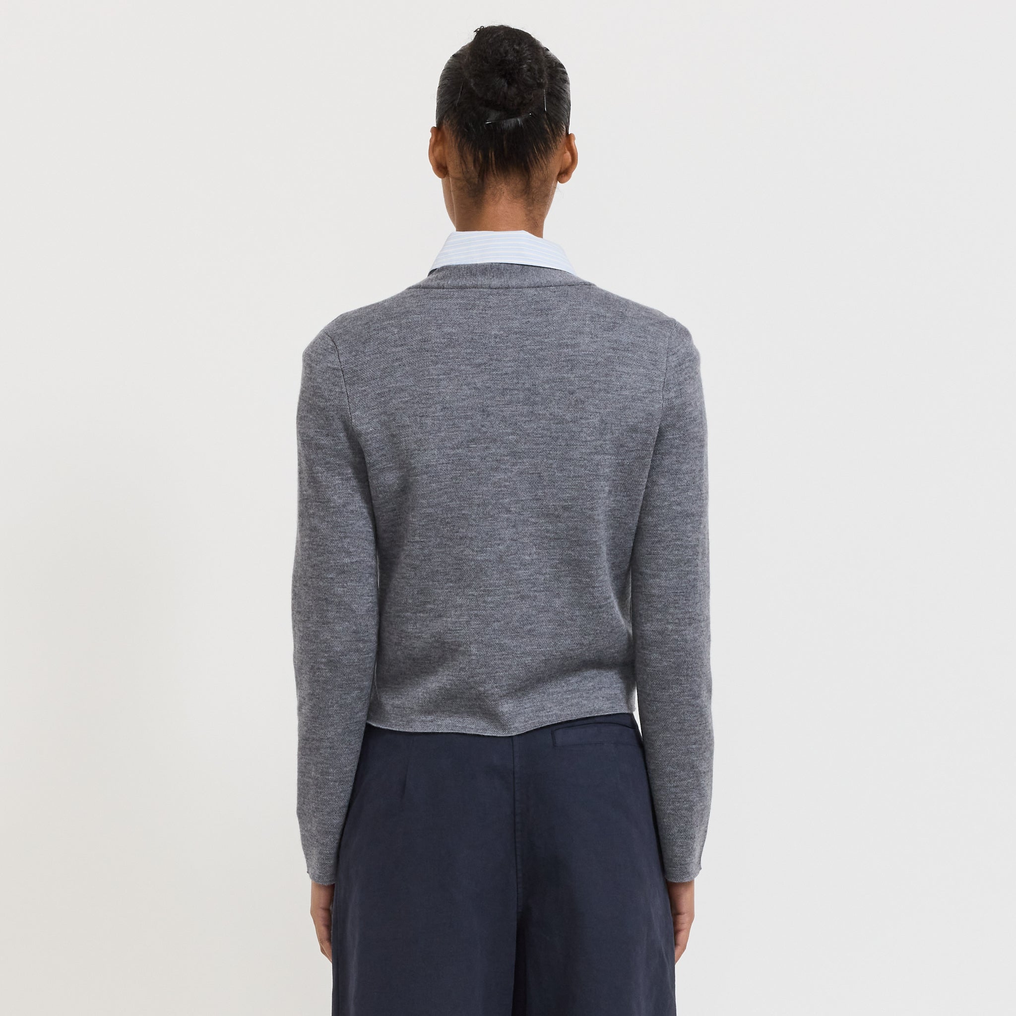 A.P.C. | Anna Cardigan Anthracite | Maplestore