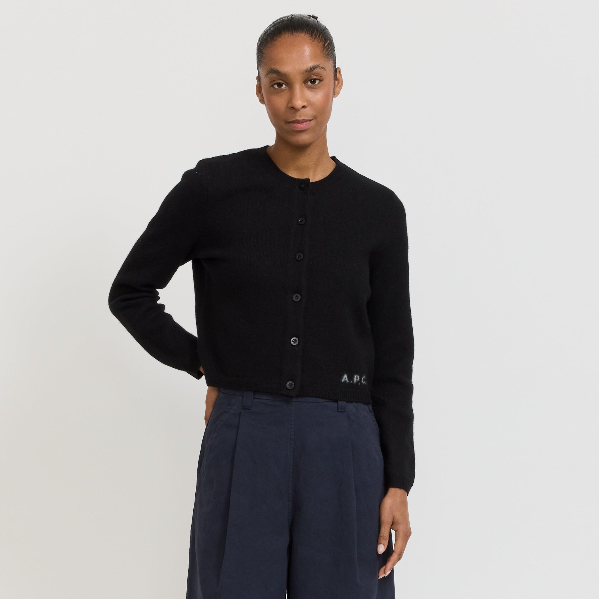 Mila Cardigan Black