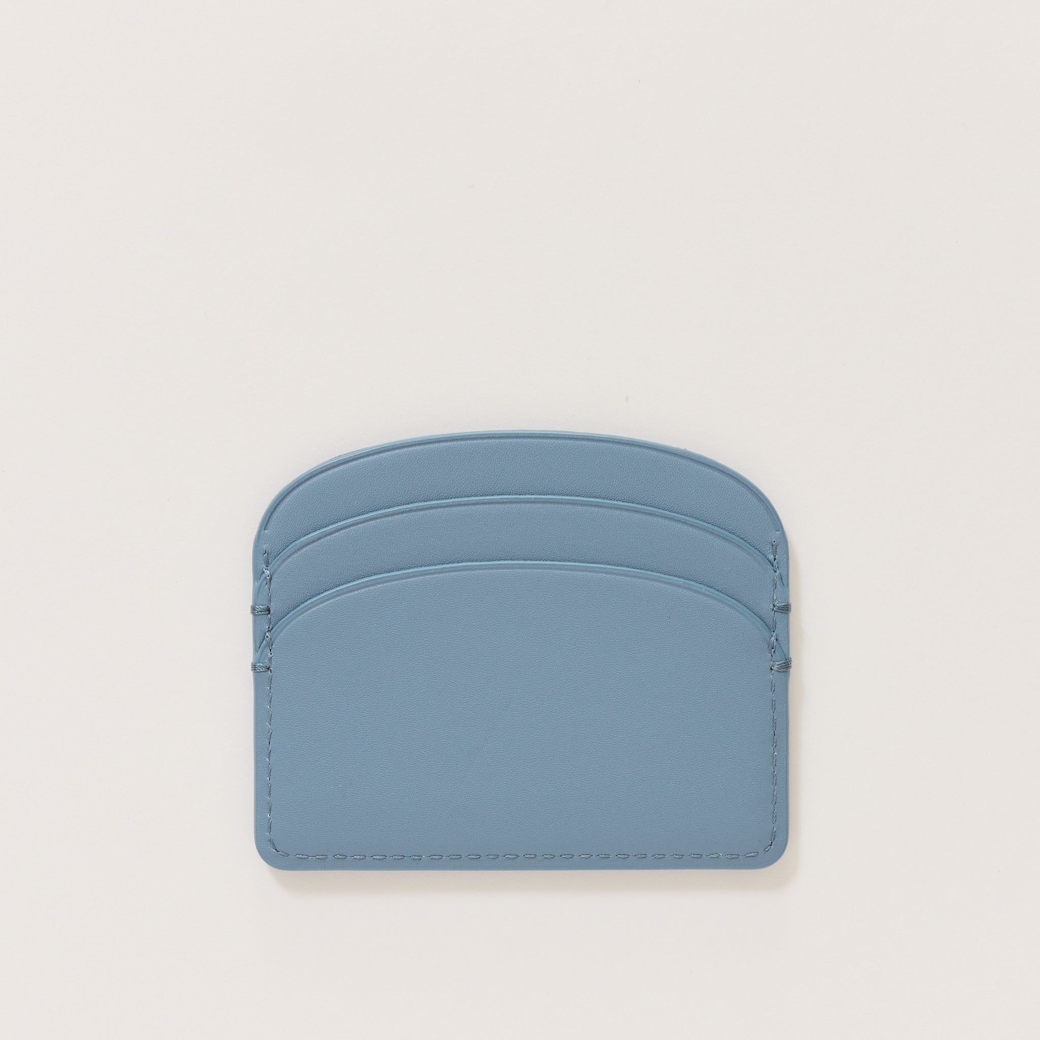 Demi Lune Card Holder Ship Blue