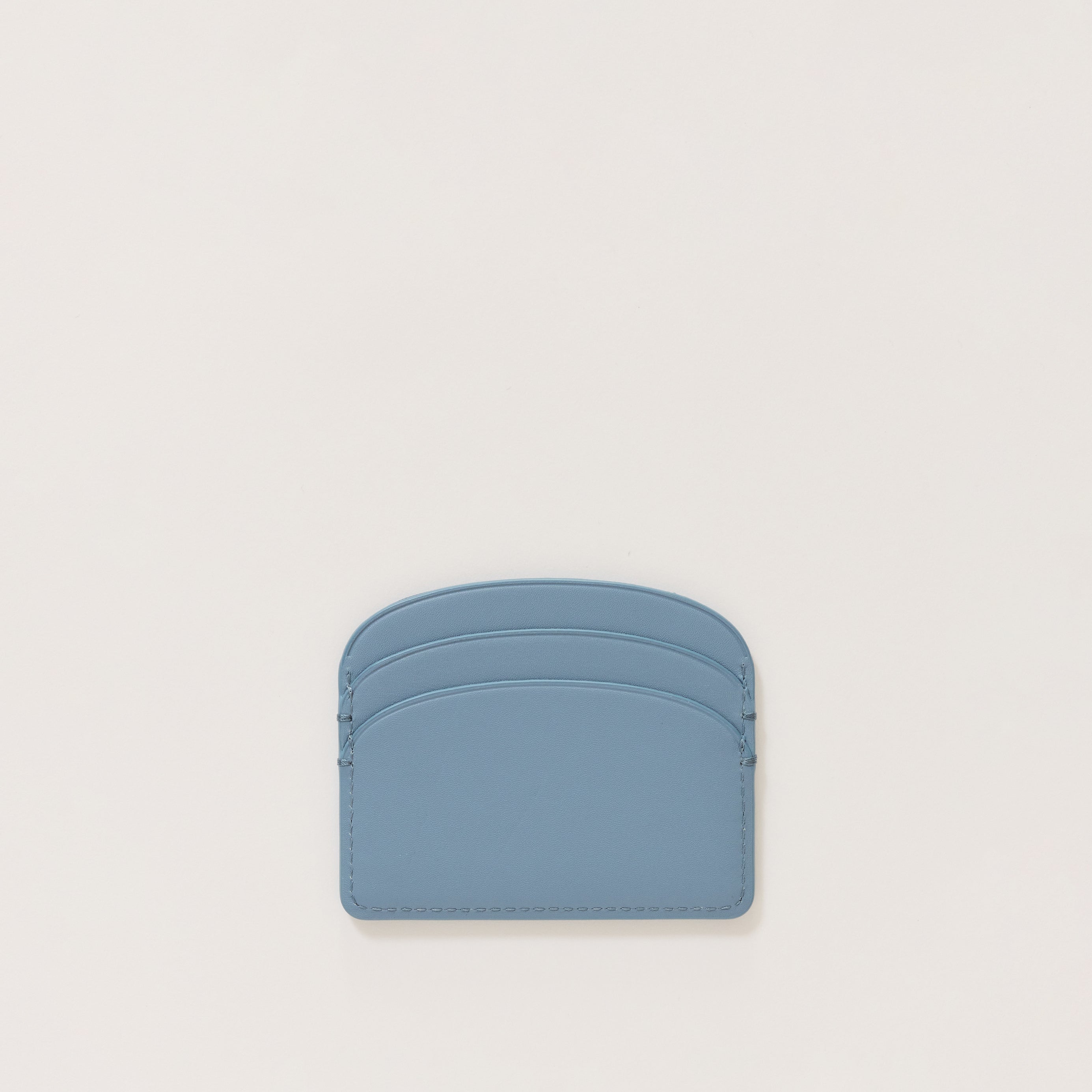 A.P.C. | Demi Lune Card Holder Ship Blue | Maplestore