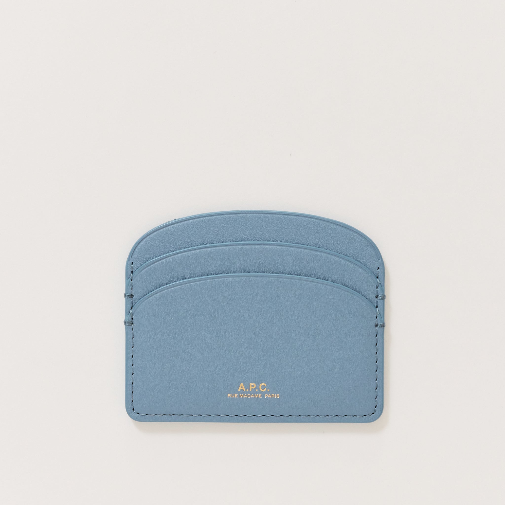 Demi Lune Card Holder Ship Blue