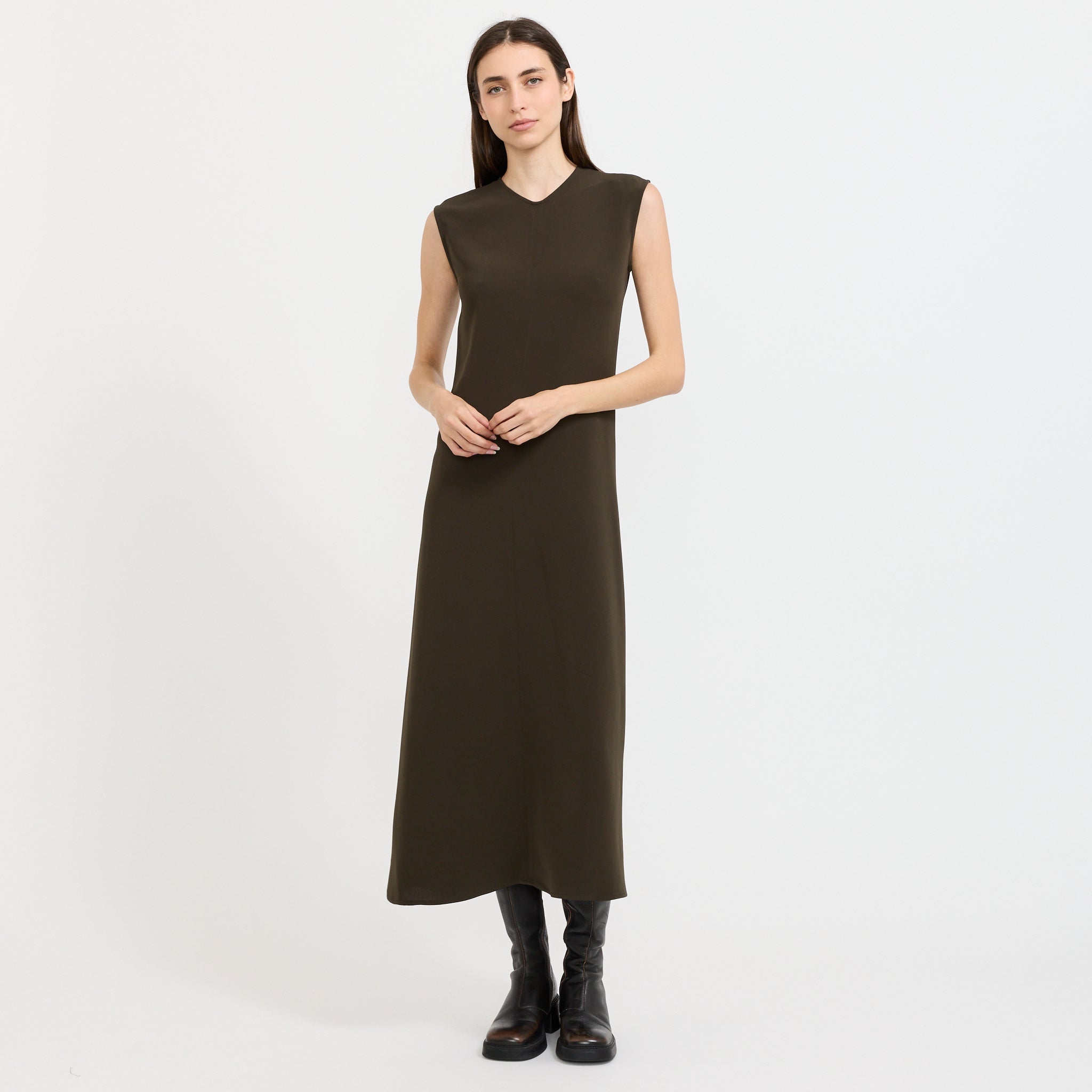 Erica Dress Dark Green
