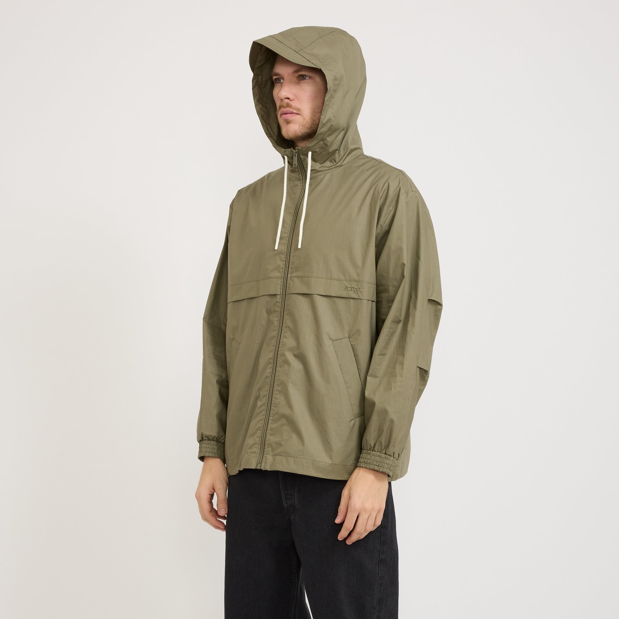 A.P.C. | Joe Windbreaker Military Khaki | Maplestore